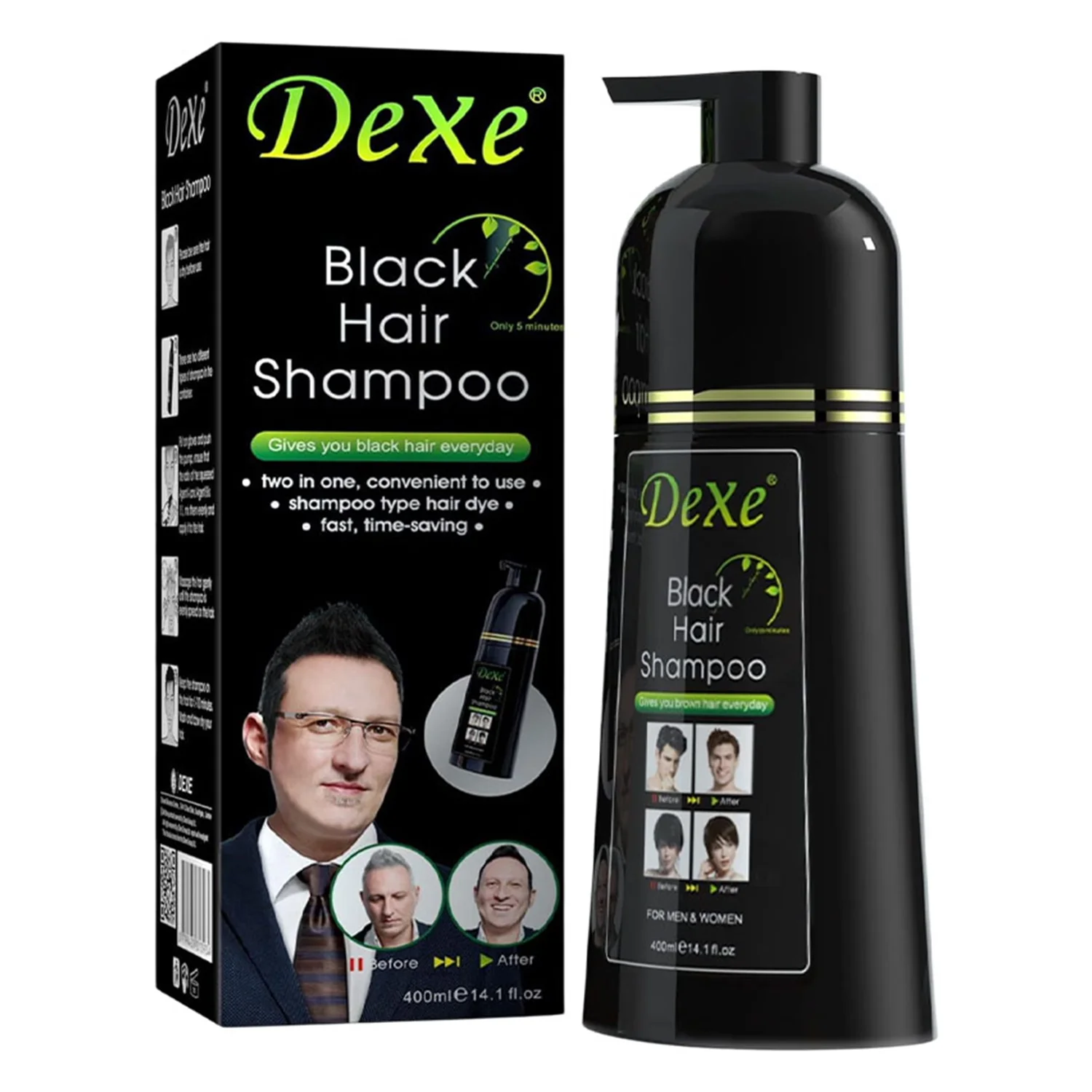 Shampoo Dexe Black Hair 400ml