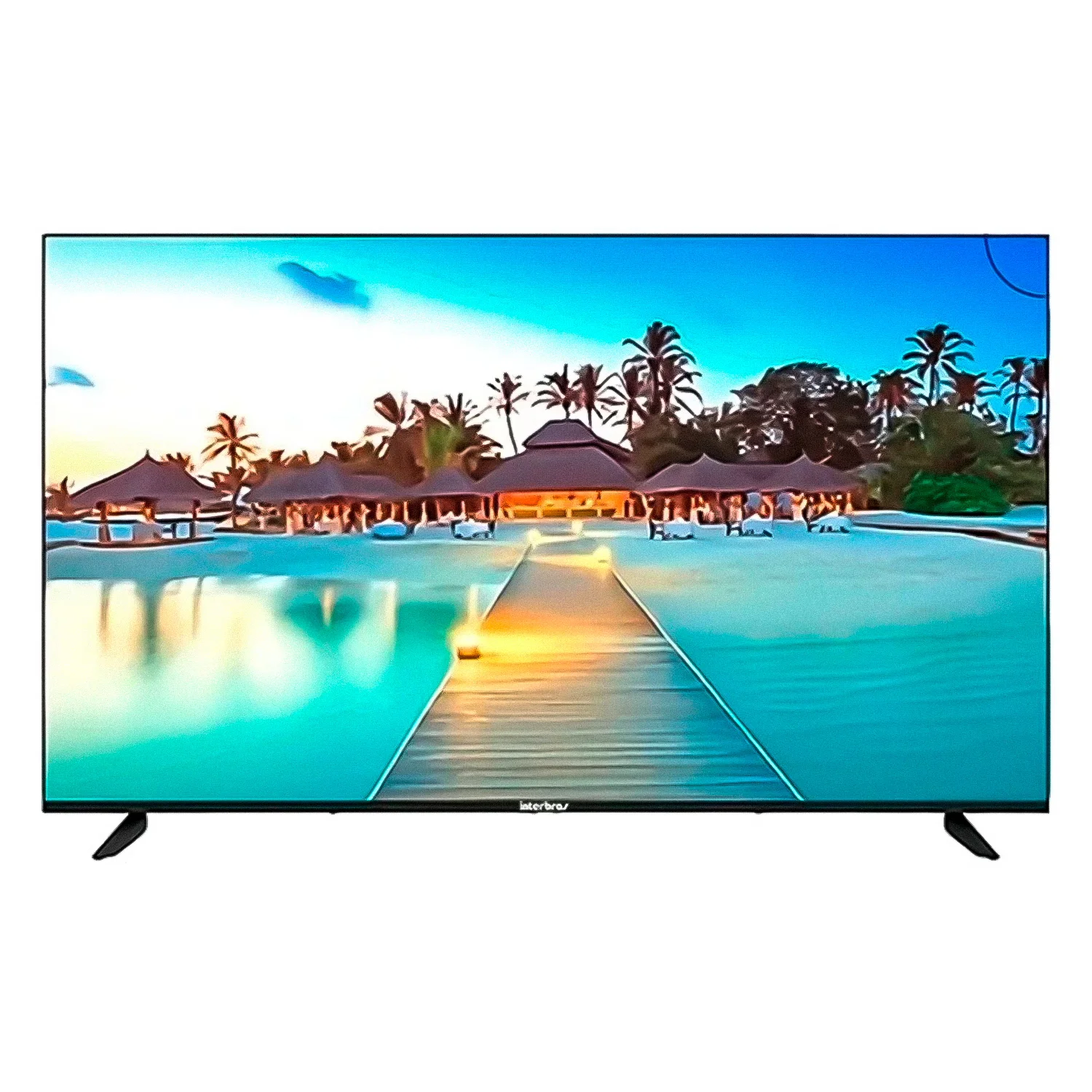 Smart TV Interbras IN5500TV 55" QLED HD Android WiFi - Preto