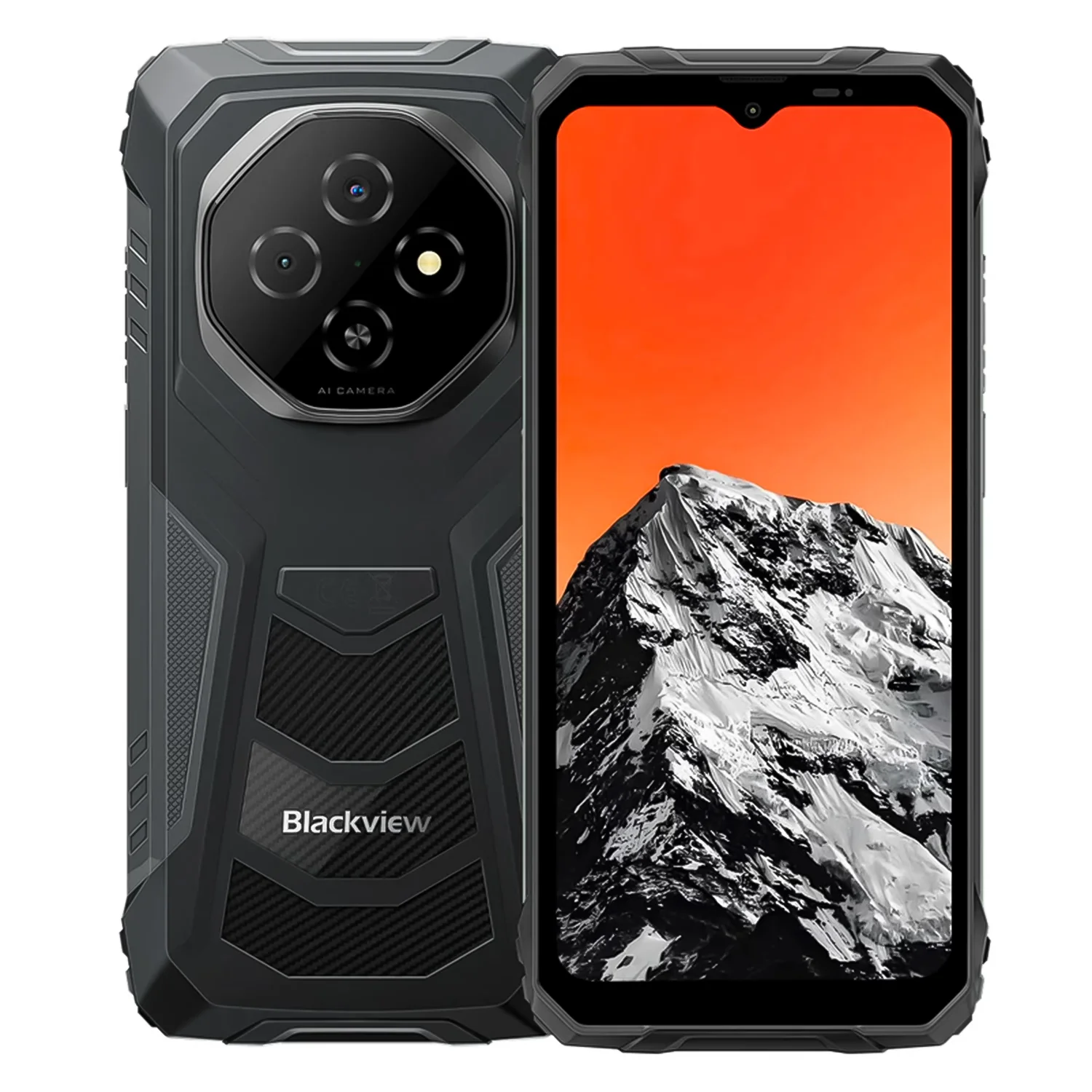 Smartphone Blackview Fort 1 256GB 6GB RAM Dual SIM Tela 6.56" - Preto