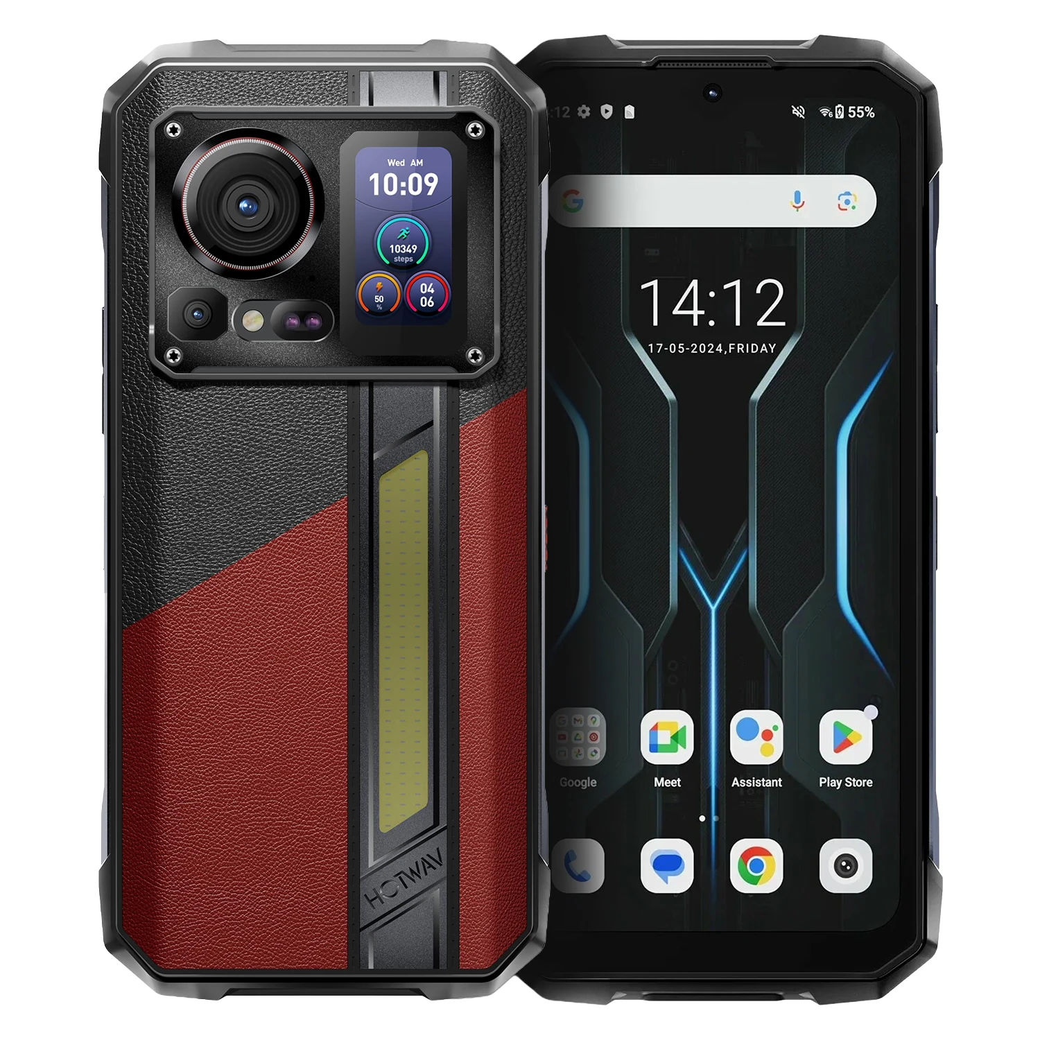 Smartphone Hotwav Hyper 7 Pro 256GB 16GB RAM Dual SIM Tela 6.6" - Vermelho