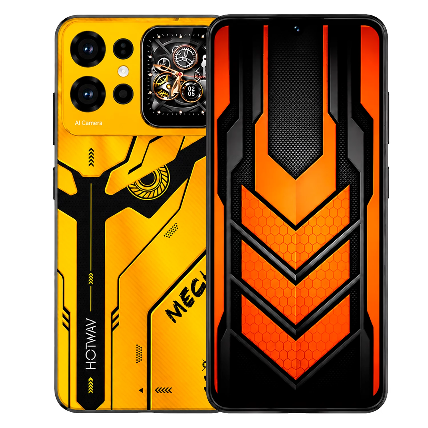 Smartphone Hotwav X100 MeCha 128GB 6GB RAM Dual SIM Tela 6.75" - Dourado