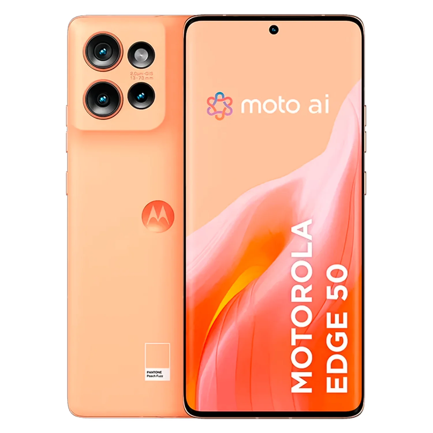 Smartphone Motorola Edge 50 5G XT2407-1 512GB 12GB RAM Dual SIM Tela 6.7" - Peach Fuzz (Caixa Slim)