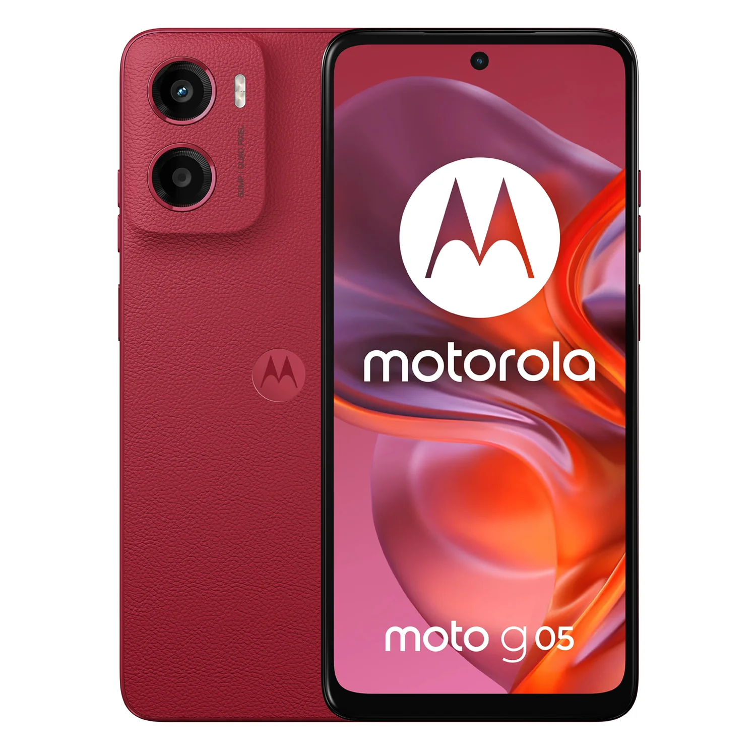 Smartphone Motorola Moto G05 XT-2523-3 256GB 4GB RAM Dual SIM Tela 6.67" - Vermelho (Caixa Slim)