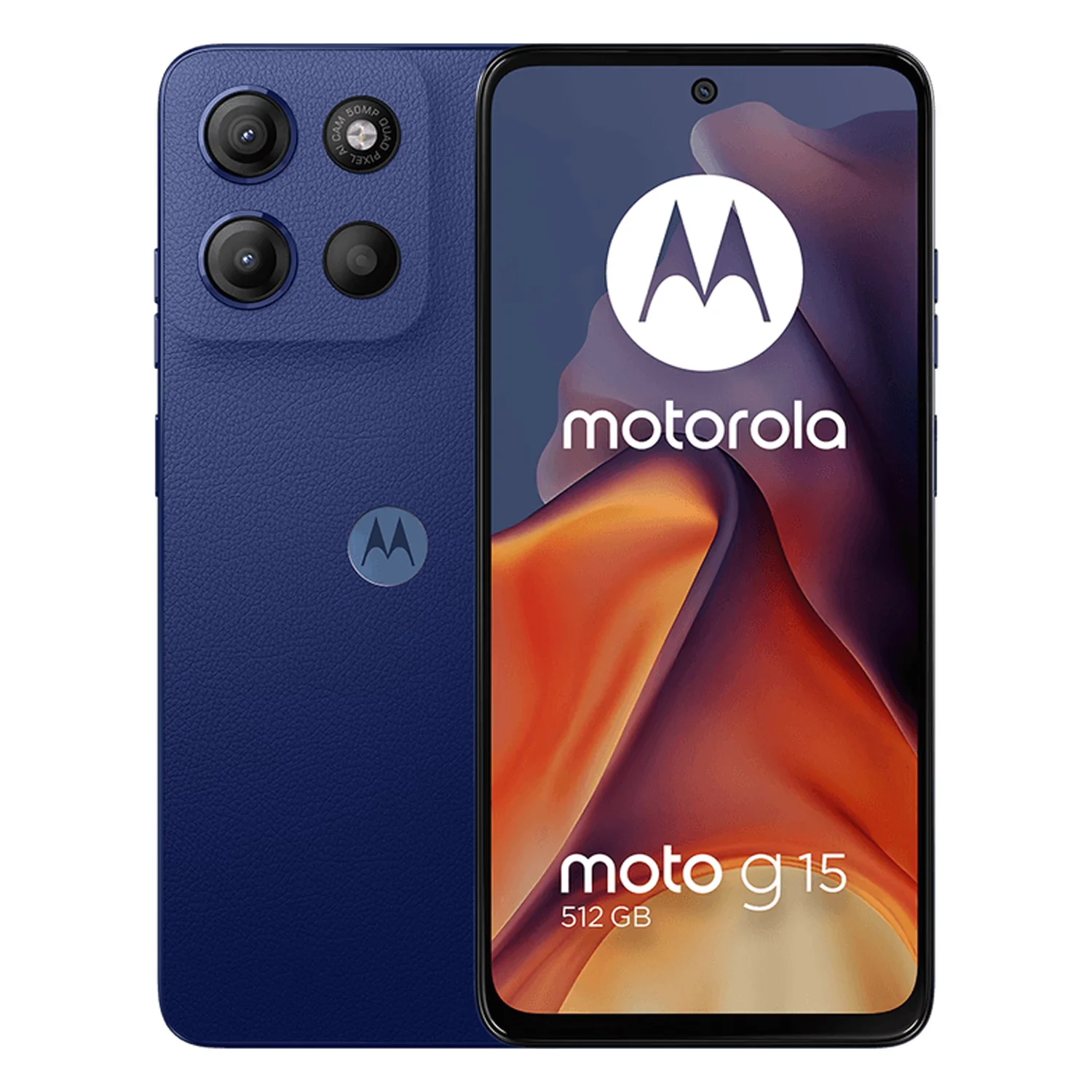 Smartphone Motorola Moto G15 XT-2521-2 512GB 4GB RAM Single SIM Tela 6.72" - Azul