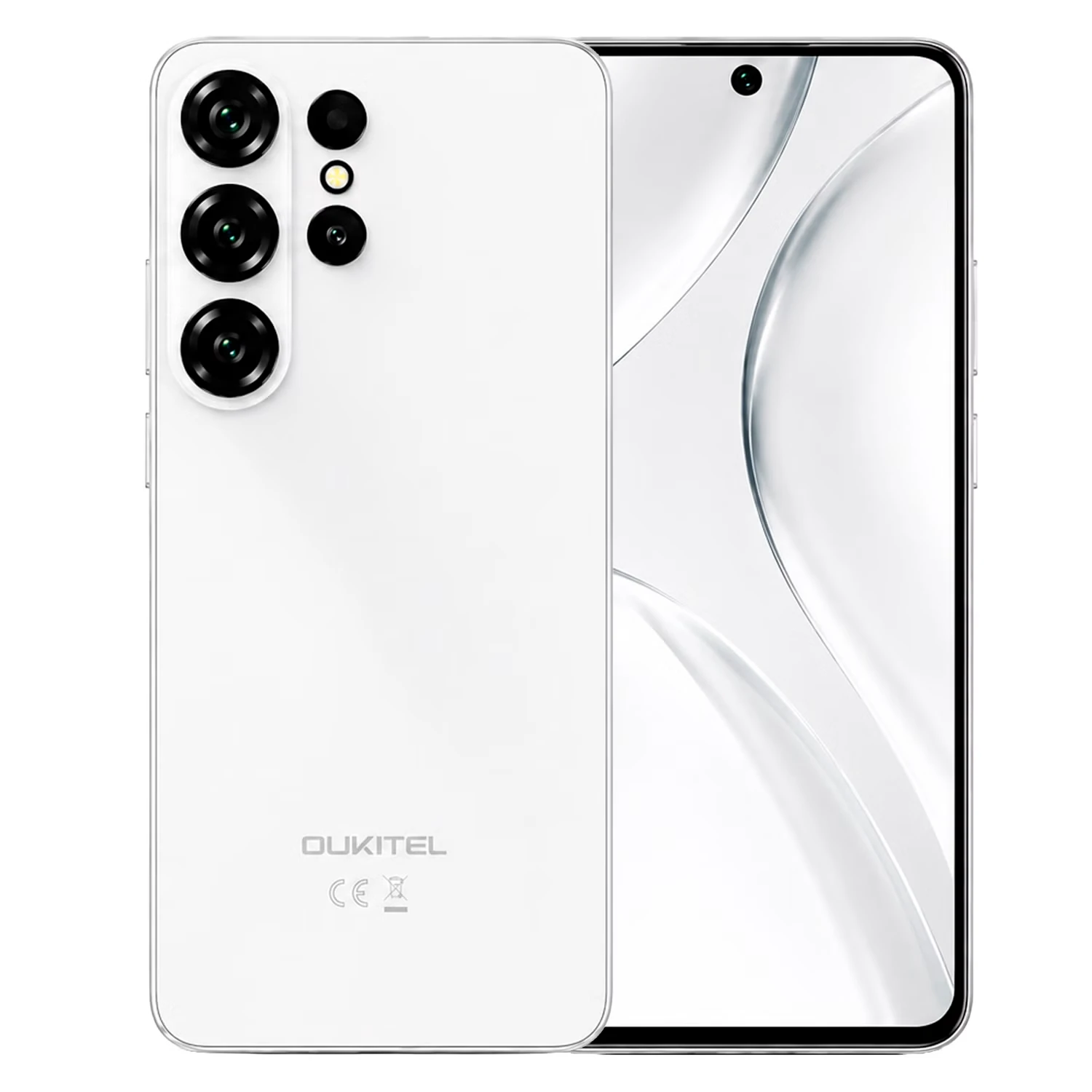 Smartphone Oukitel C26 128GB 6GB RAM Dual SIM Tela 6.63" - Branco
