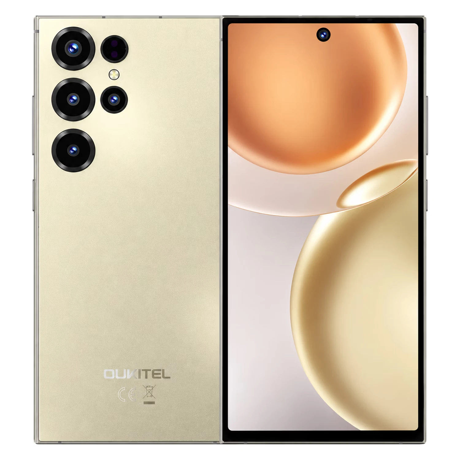 Smartphone Oukitel C67 128GB 4GB RAM Dual SIM Tela 6.73" - Dourado