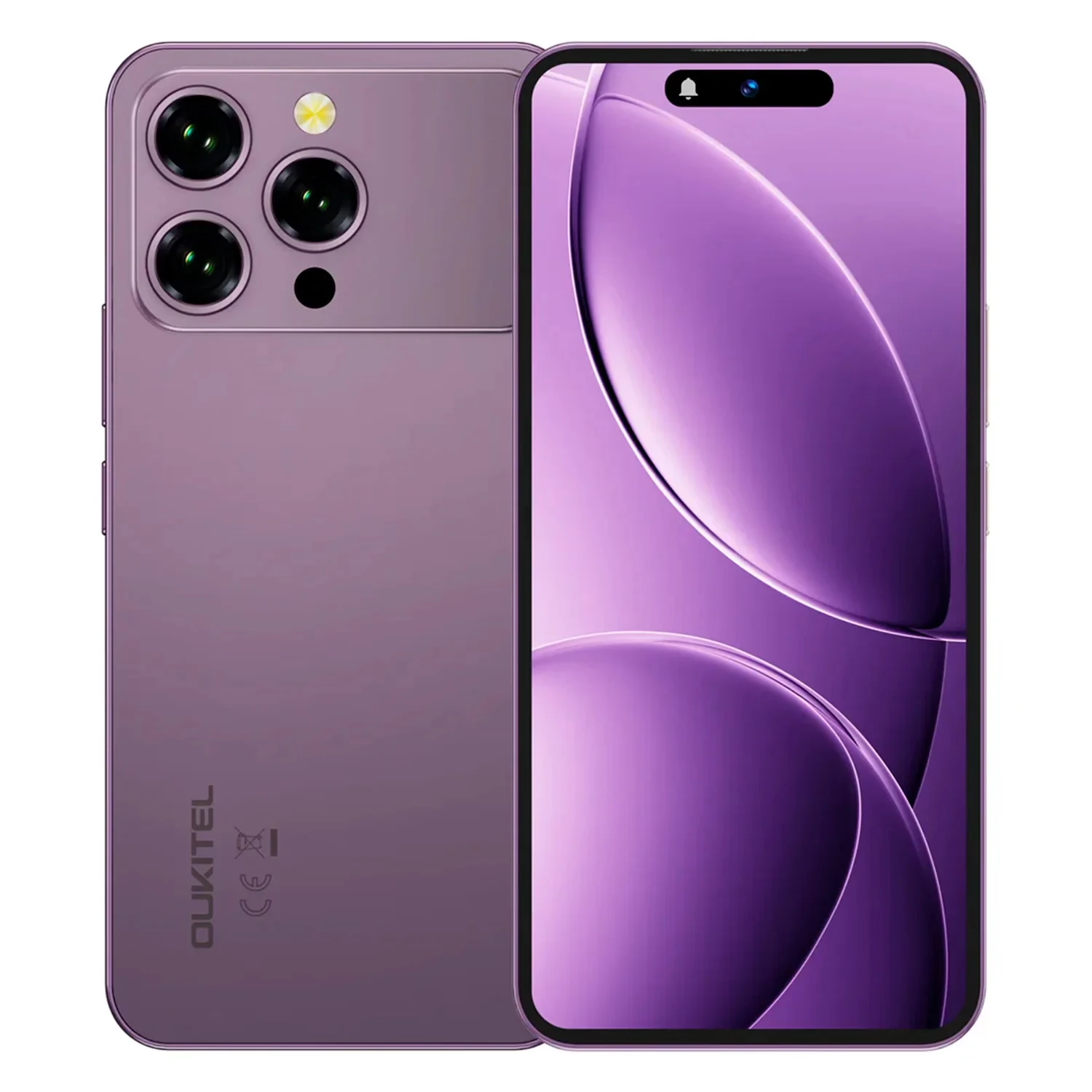 Smartphone Oukitel P1 Pro 256GB 4GB RAM Dual SIM Tela 6.7" - Roxo