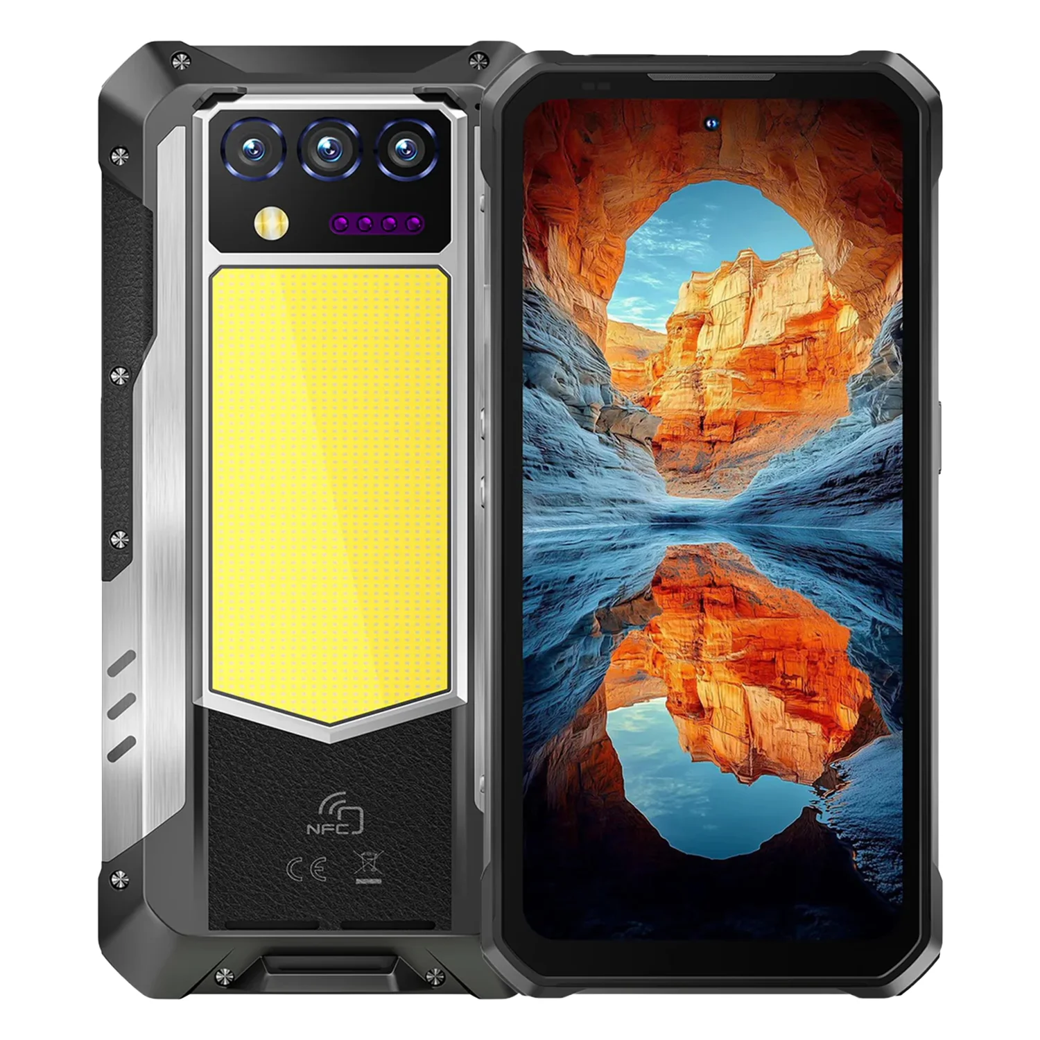 Smartphone Oukitel WP100 Titan 5G 512GB 12GB RAM Dual SIM NFC Tela 6.8" - Preto