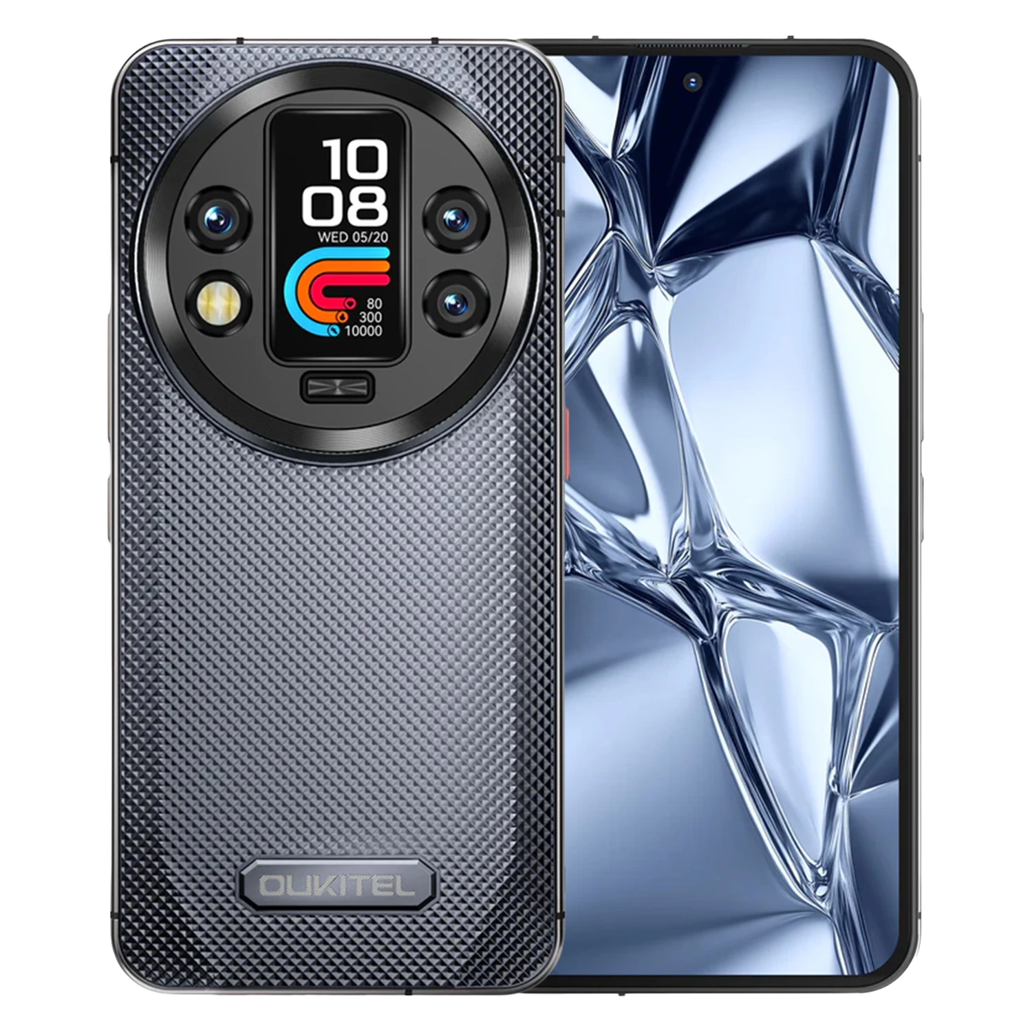 Smartphone Oukitel WP200 Pro 5G 1TB 24GB RAM Dual SIM Tela 6.7" - Cinza