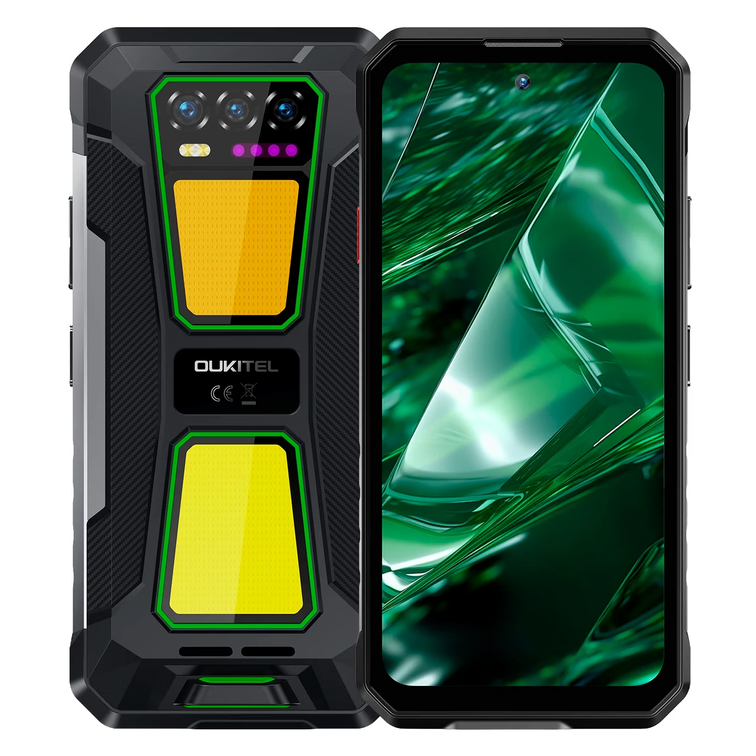 Smartphone Oukitel WP58 Pro 5G 256GB 8GB RAM Dual SIM Tela 6.7" - Verde
