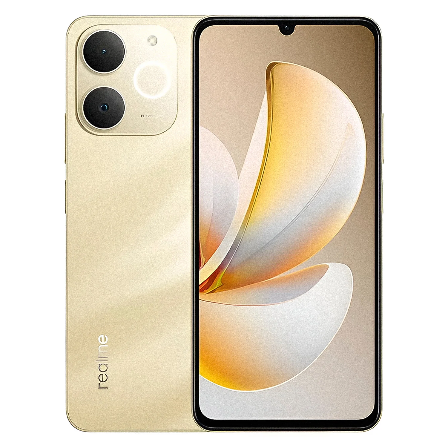 Smartphone Realme Note 70 RMX5313 256GB 4GB RAM Dual SIM Tela 6.74" - Dourado (Anatel)