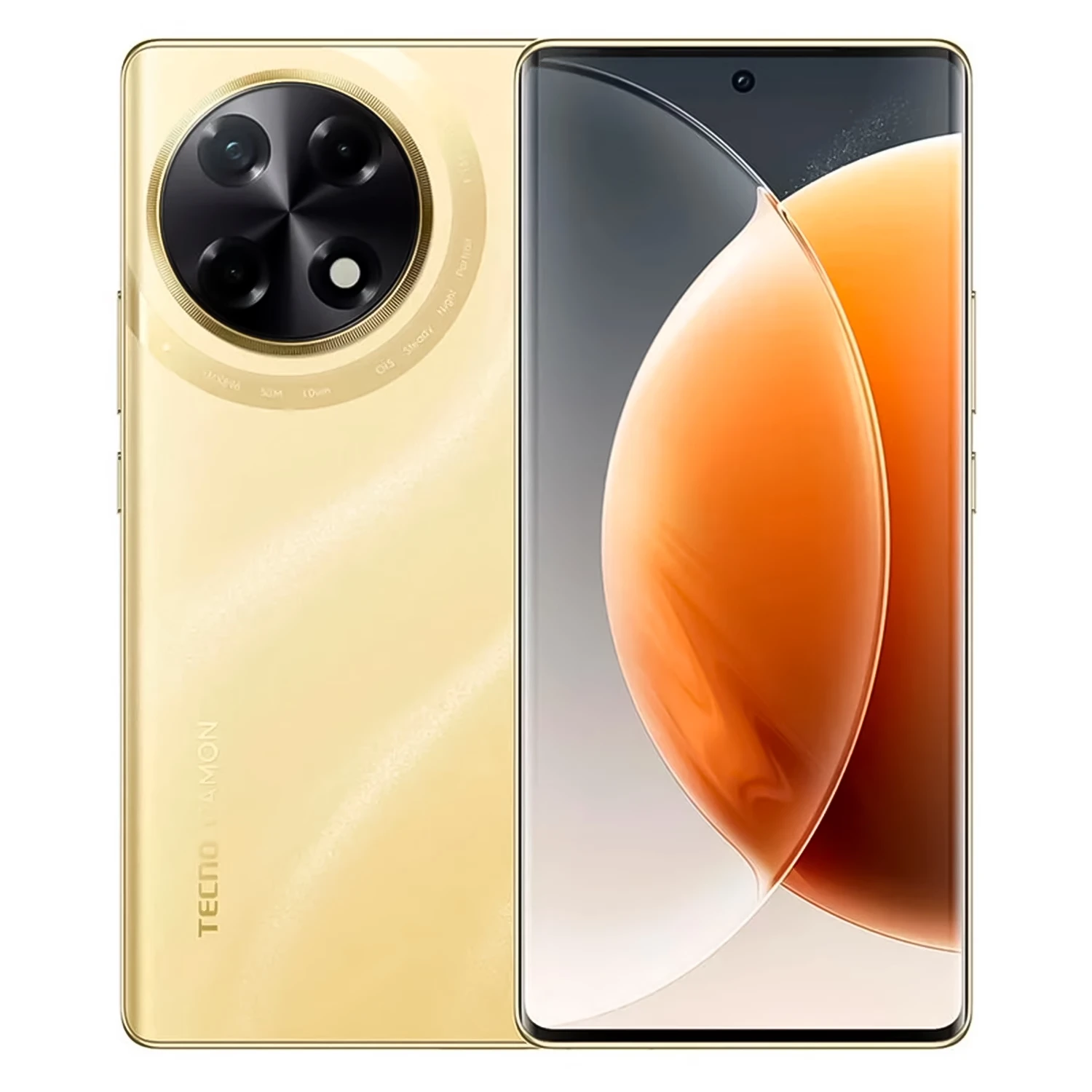 Smartphone Tecno Camon 30S CLA5 256GB 8GB RAM Dual SIM Tela 6.78" - Dourado