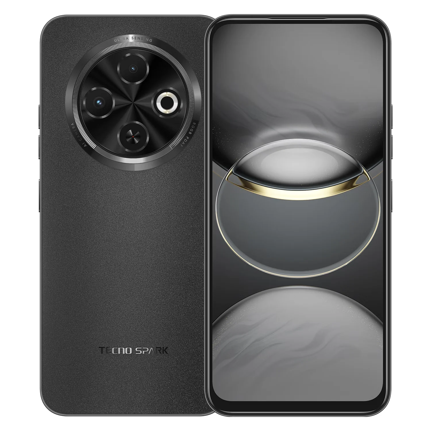 Smartphone Tecno Spark 30C KL5 128GB 4GB RAM Dual SIM Tela 6.67" - Preto (Anatel)