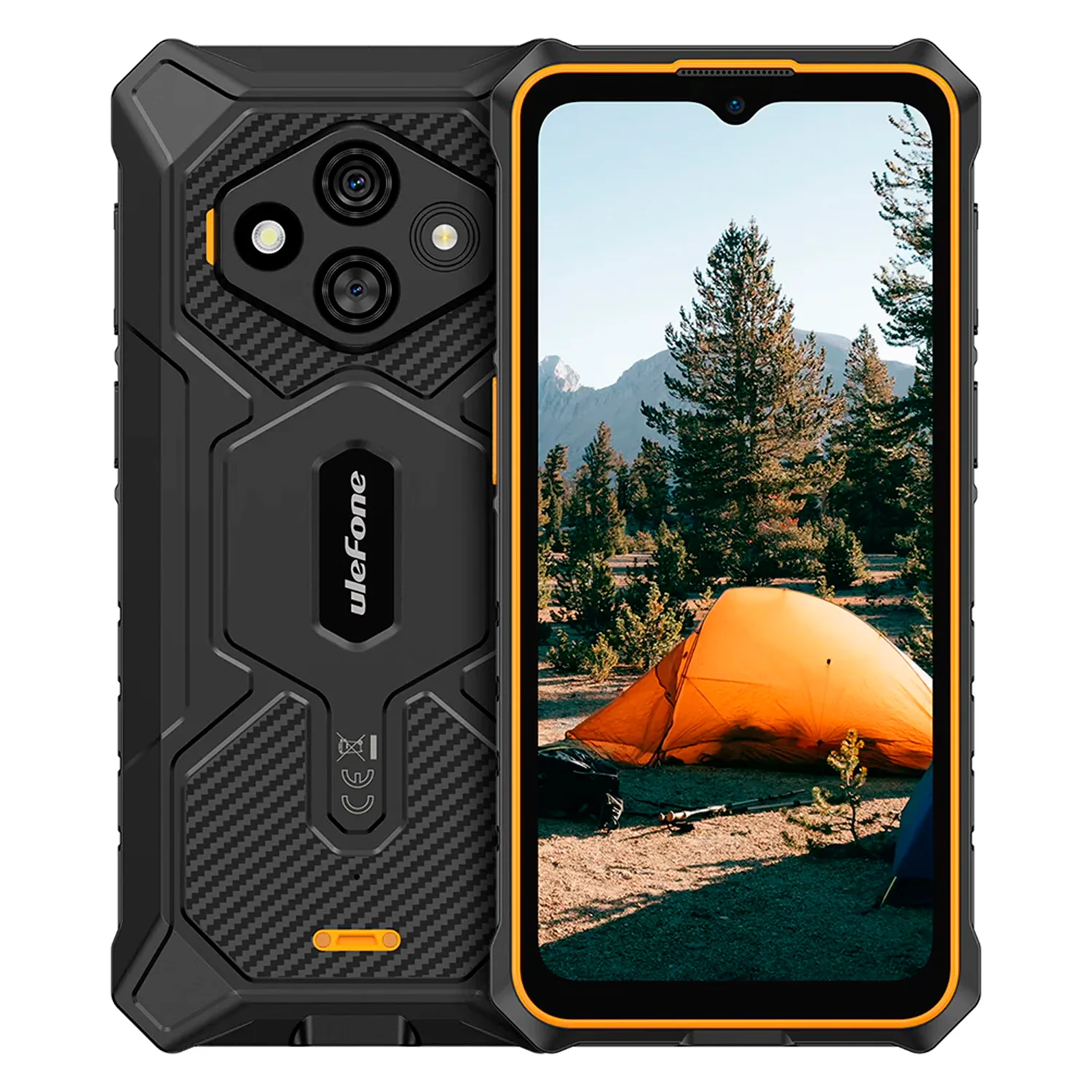 Smartphone Ulefone RugKing 3 Pro 128GB 8GB RAM Dual SIM Tela 6.56" - Laranja