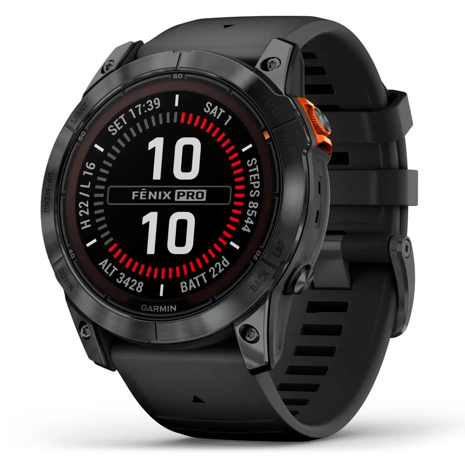 Smartwatch Garmin Fenix 7X Pro Solar 010-02778-01 - Slate Cinza e Preto
