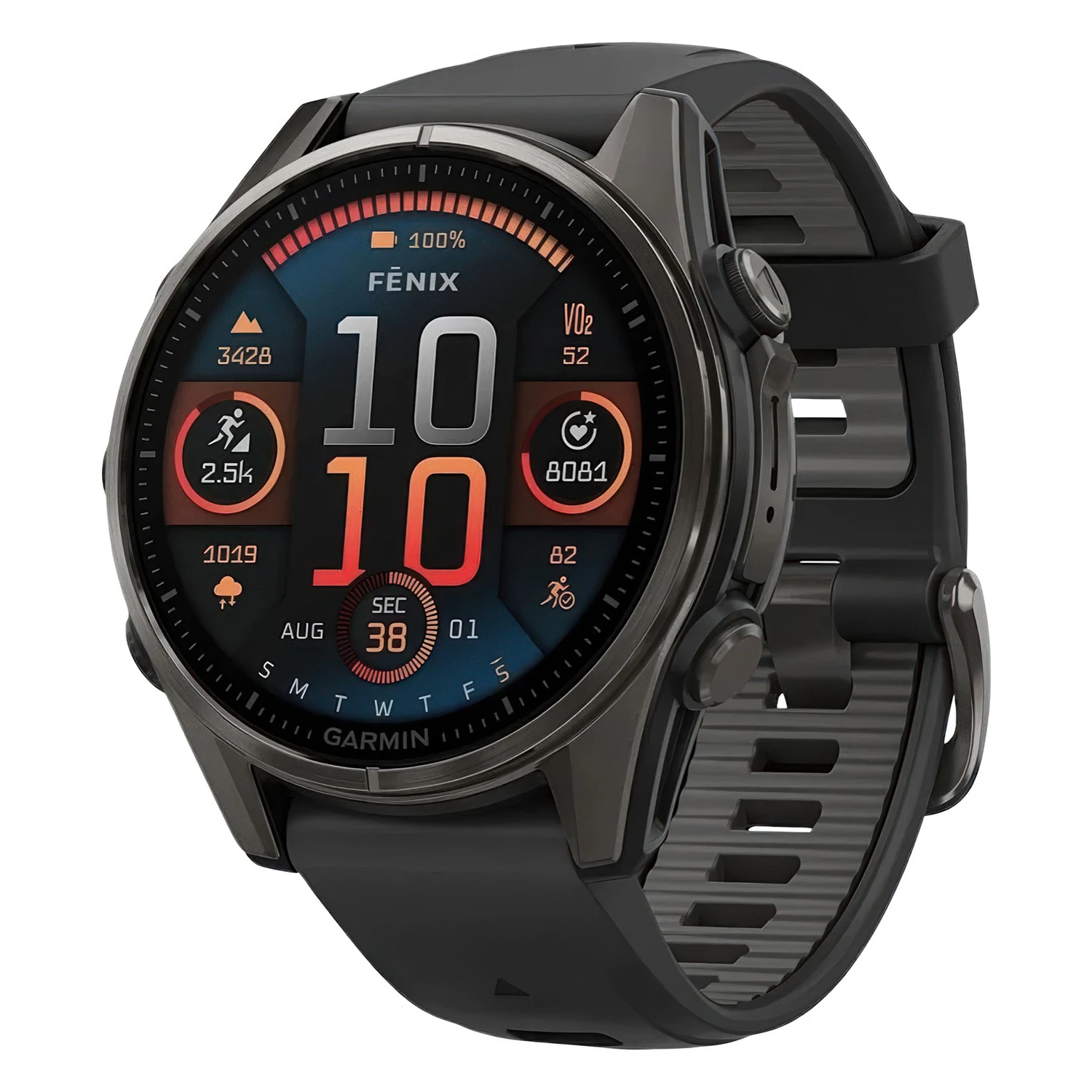 Smartwatch Garmin Fenix 8 Amoled 43mm 010-02903-20 - Cinza