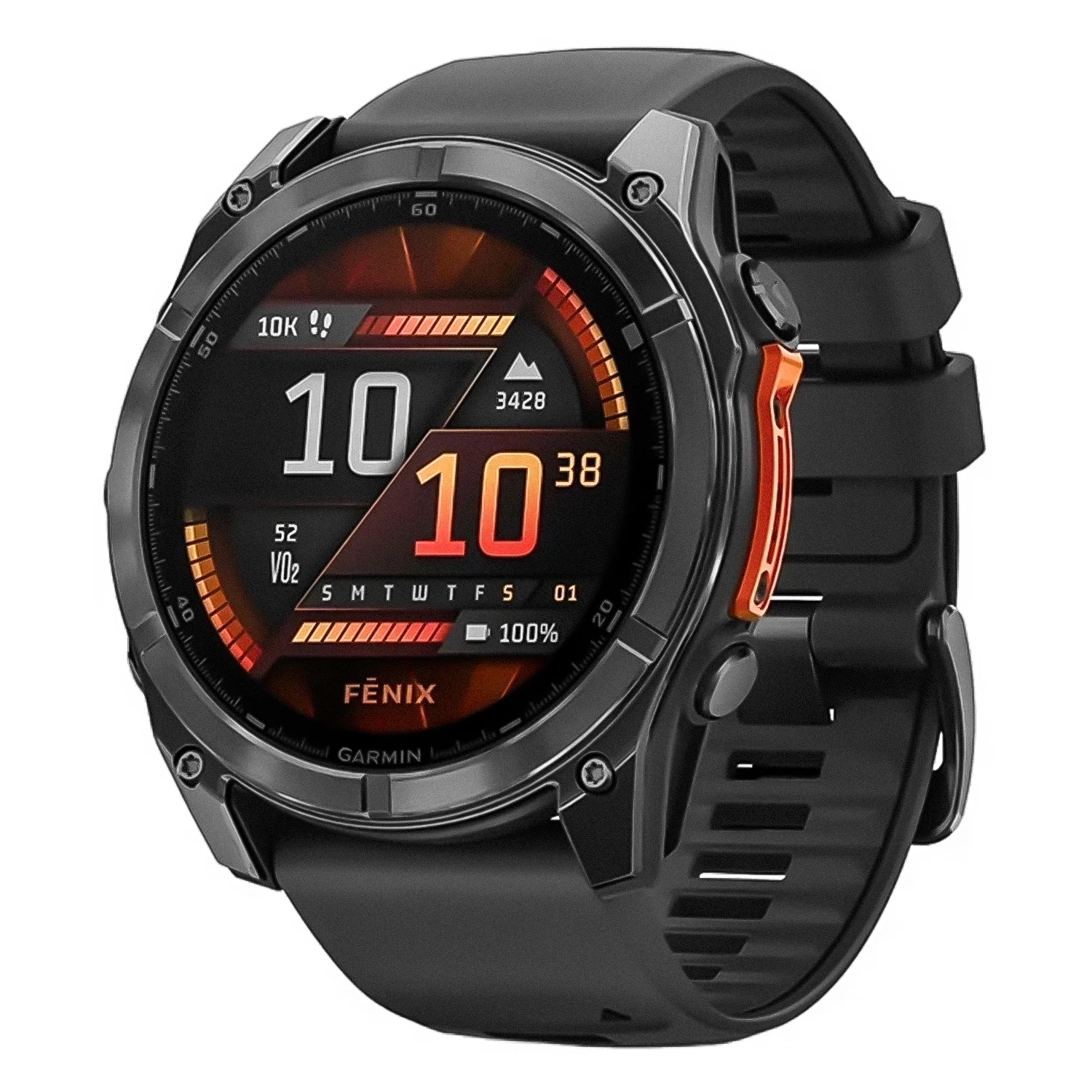 Smartwatch Garmin Fenix 8 Amoled 51mm 010-02905-00 - Cinza