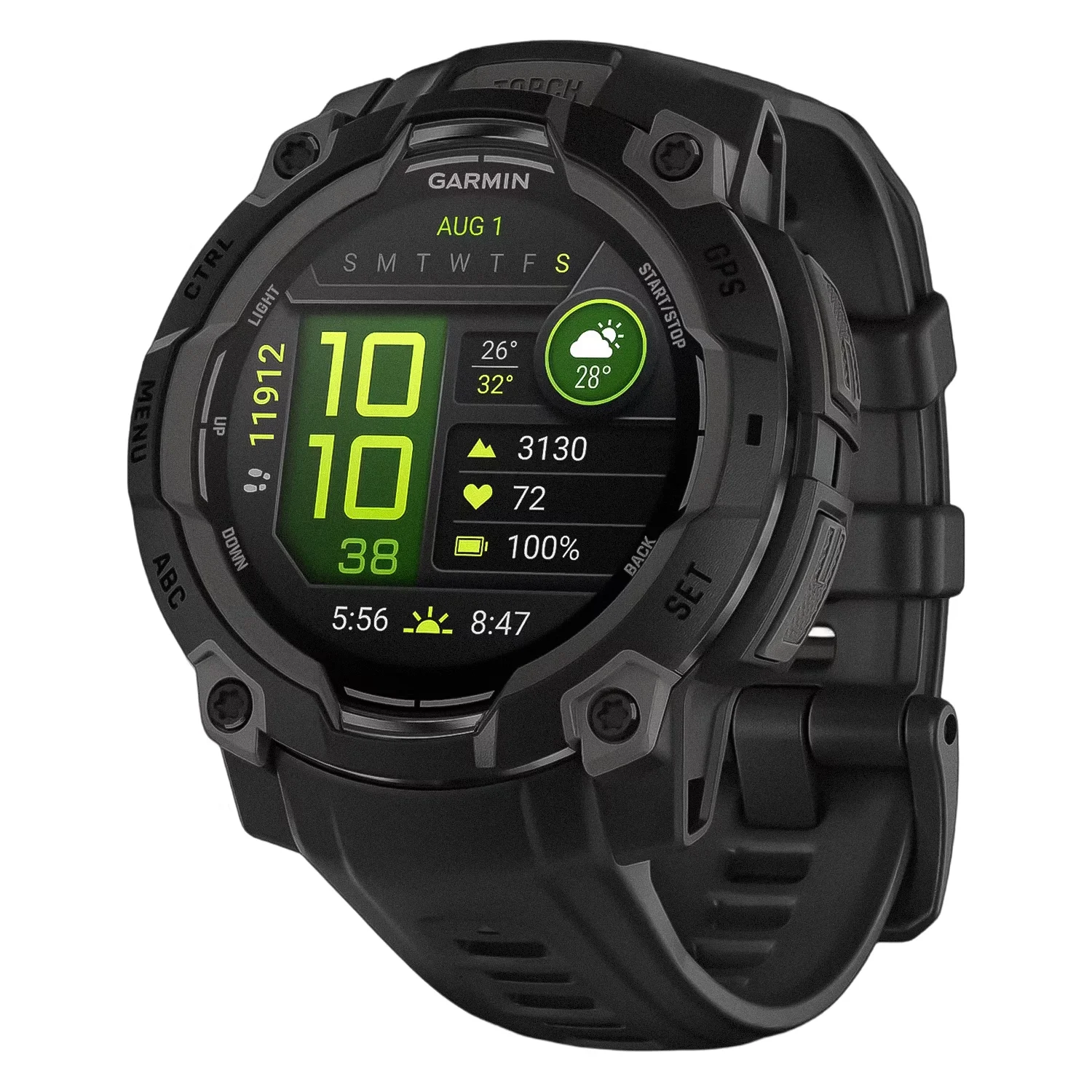 Smartwatch Garmin Instinct 3 010-02936-00 45mm - Preto