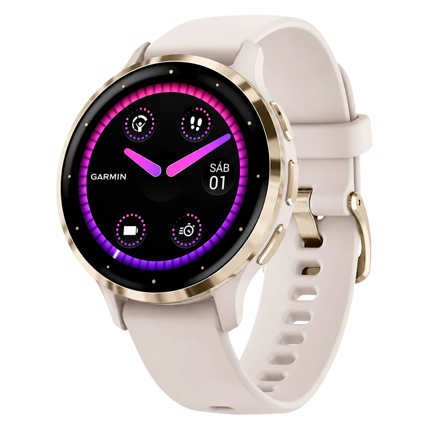 Smartwatch Garmin Venu 3S 010-02785-02 41mm -  Dourado