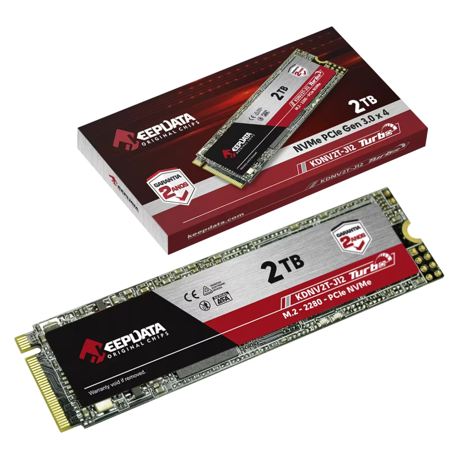 SSD M.2 Keepdata Turbo 2TB NVMe PCIe Gen 3 - KDNV2T-J12