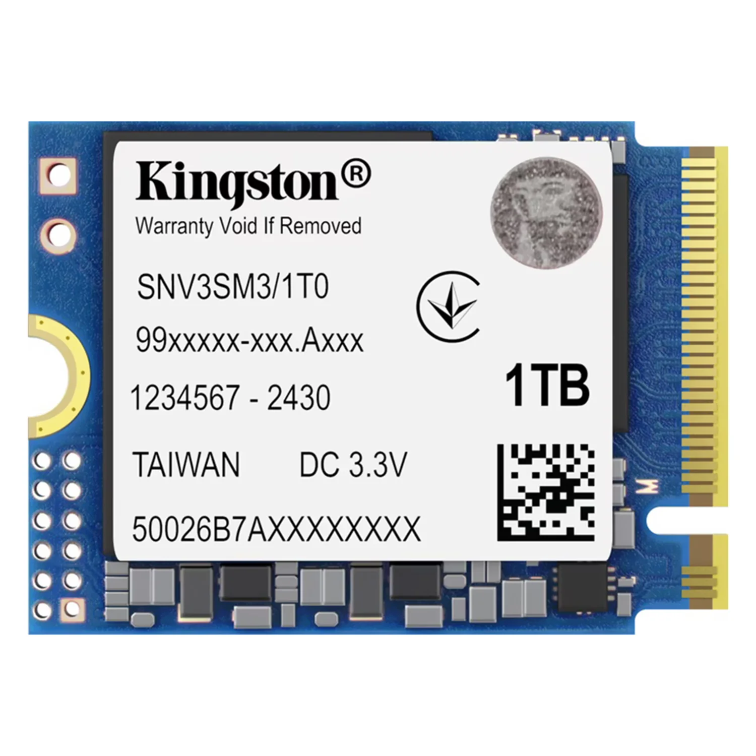 SSD M.2 Kingston NV3 1TB NVMe PCIe Gen 4 - SNV3SM3/1T0