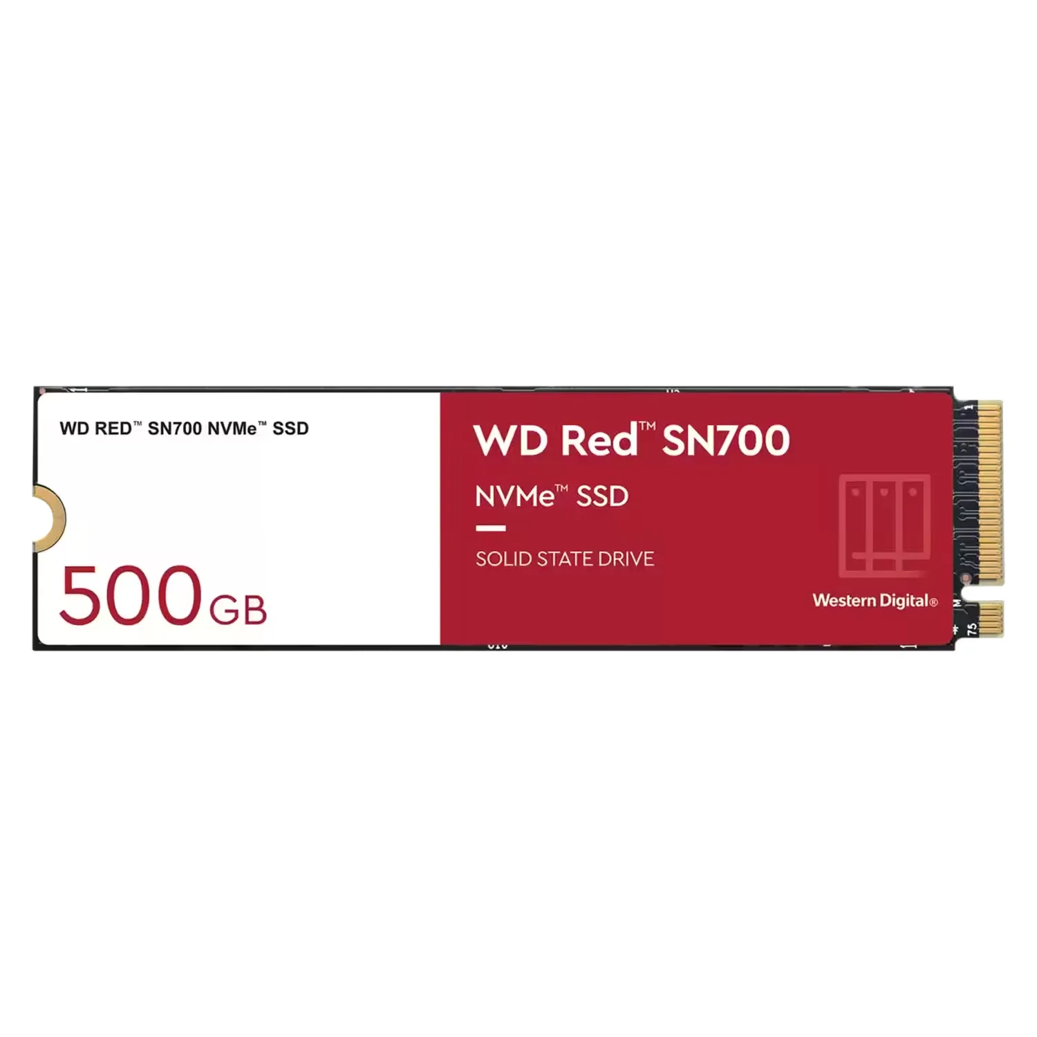 SSD M.2 Western Digital SN700 Red 500GB NVMe - WDS500G1R0C