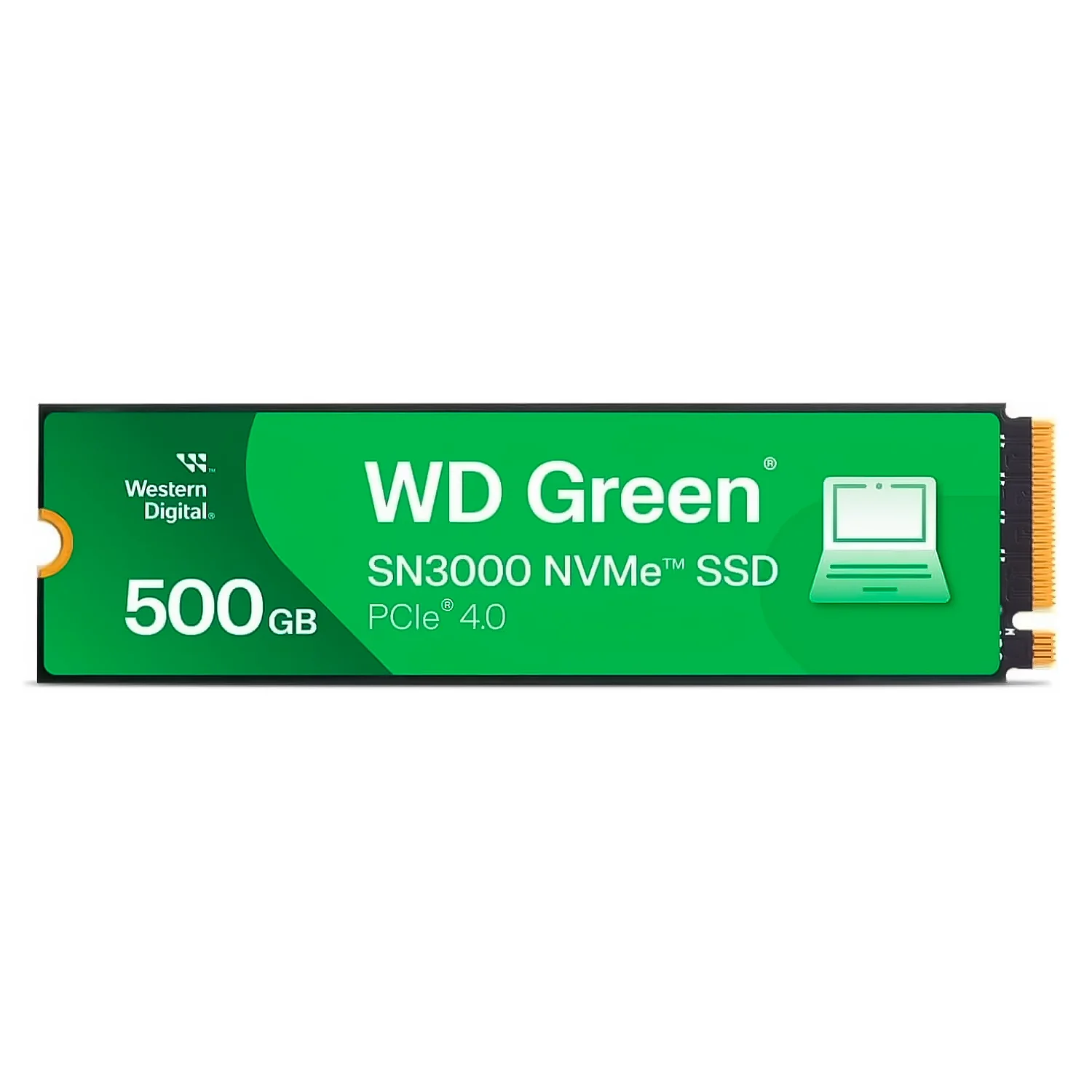 SSD M.2 Western Digital WD Green SN3000 500GB NVMe PCIe Gen4 - WDS500G4G0E