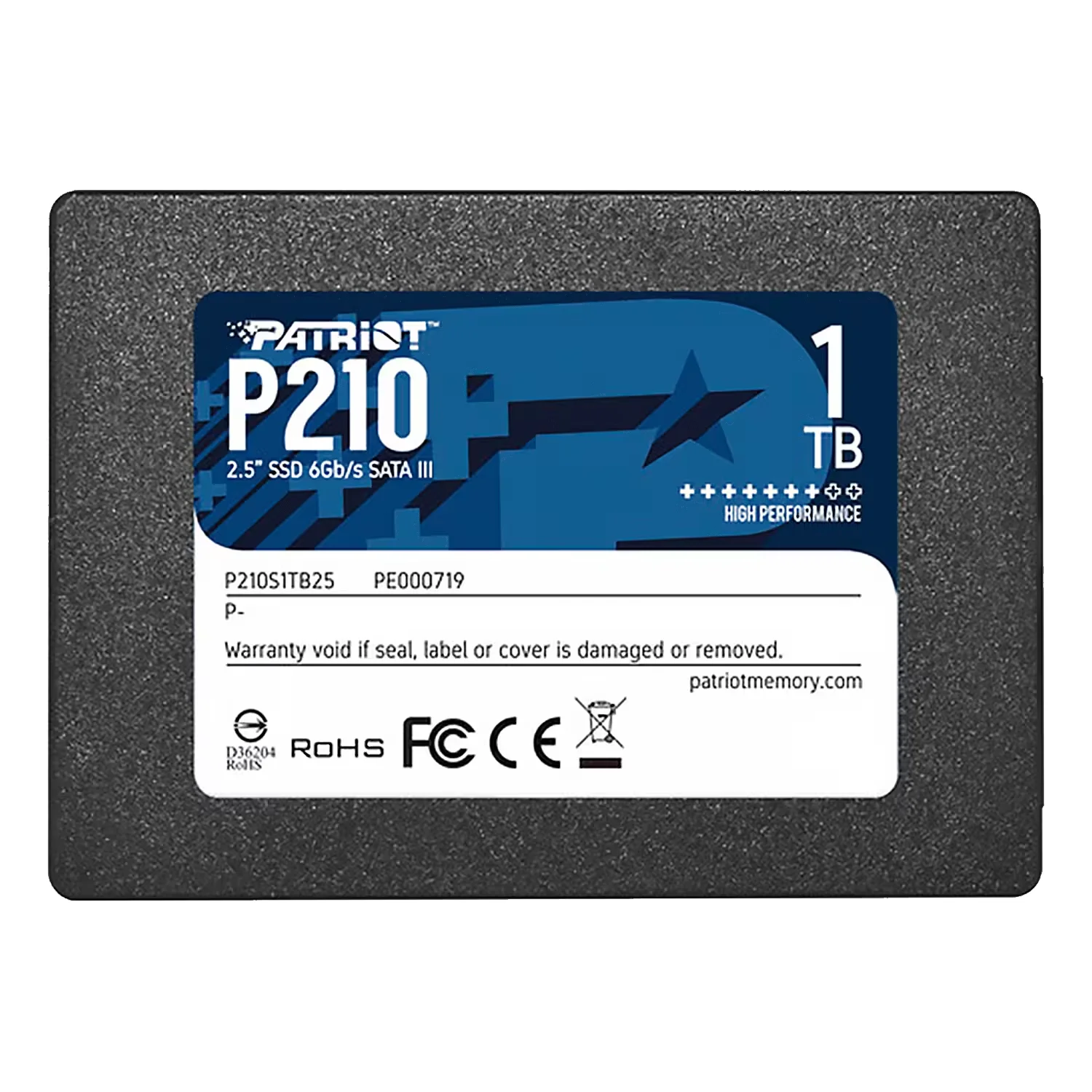 SSD Patriot P210 1TB 2.5" - P210S1TB25