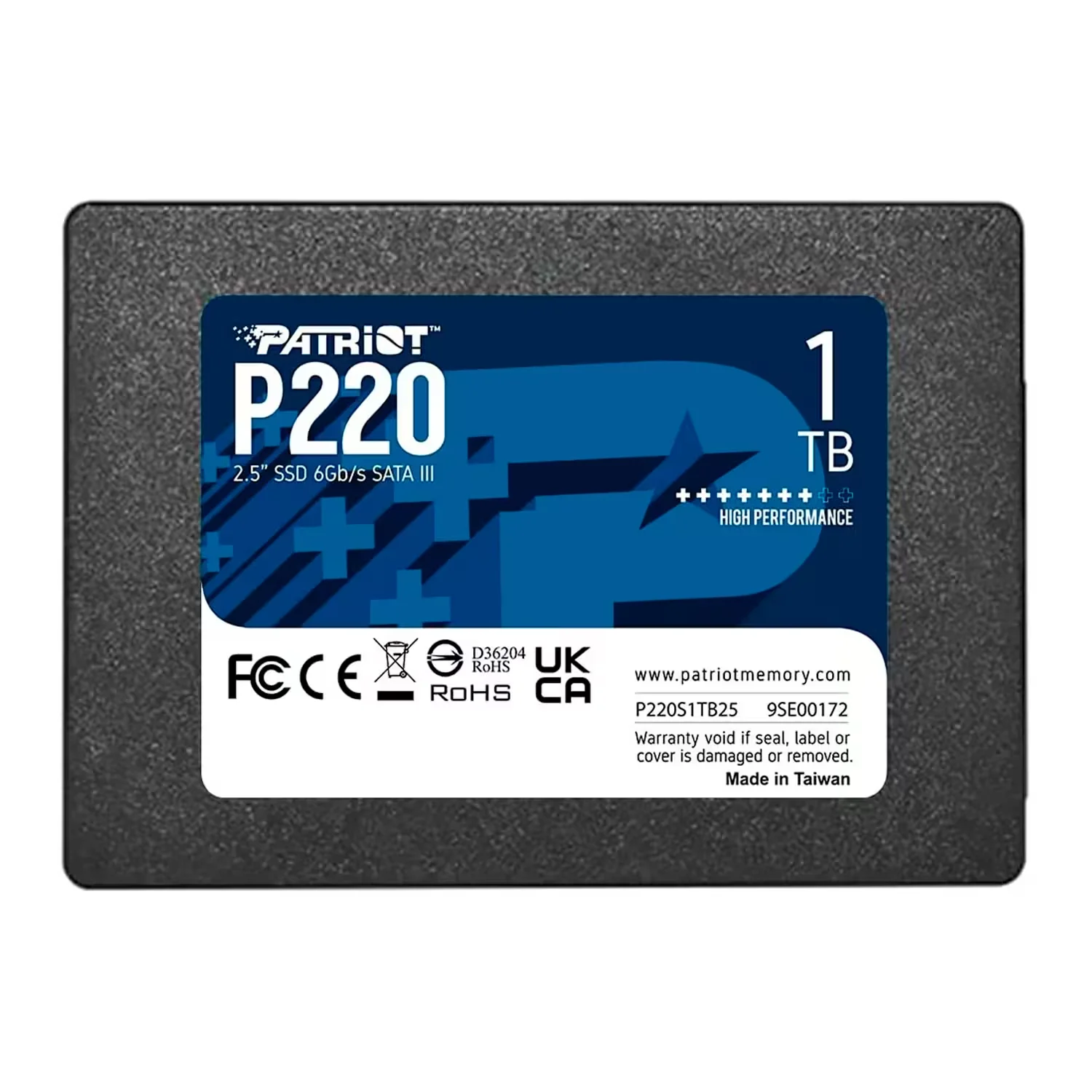 SSD Patriot P220 1TB 2.5" SATA 3 - P220S1TB25
