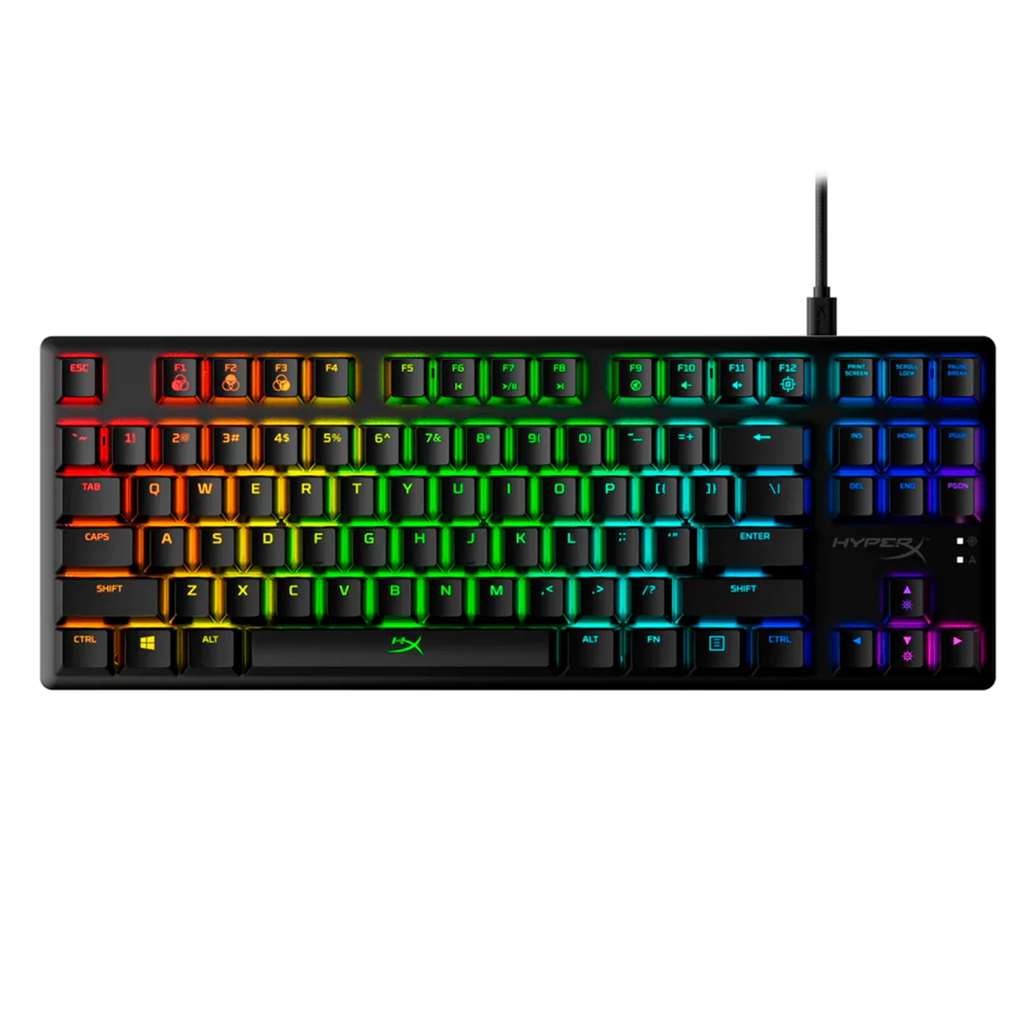 Teclado Gamer HyperX Alloy Origins Core 4P5P3AA#ABA RGB Switch Red - Preto