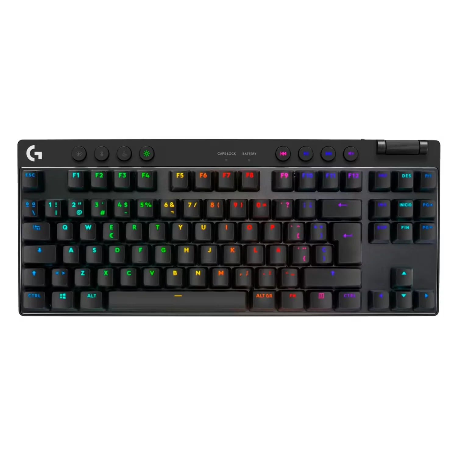 Teclado Gamer Logitech G Pro X 920-012127 RGB Sem Fio Inglês - Preto
