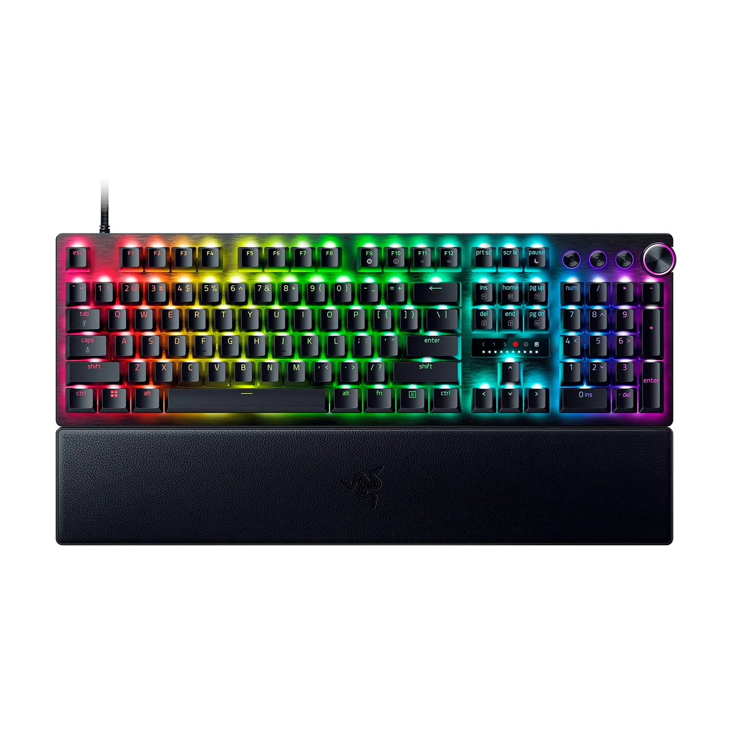 Teclado Gamer Razer Huntsman V3 Pro RGB Óptico Inglês com Fio - Preto RZ03-04970200-R3U1 (US)