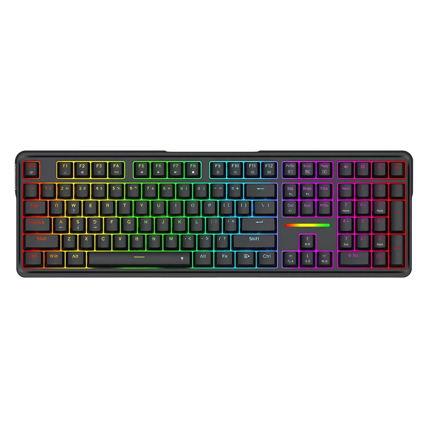 Teclado Gamer Redragon Antonium K745 RGB Sem Fio - Preto