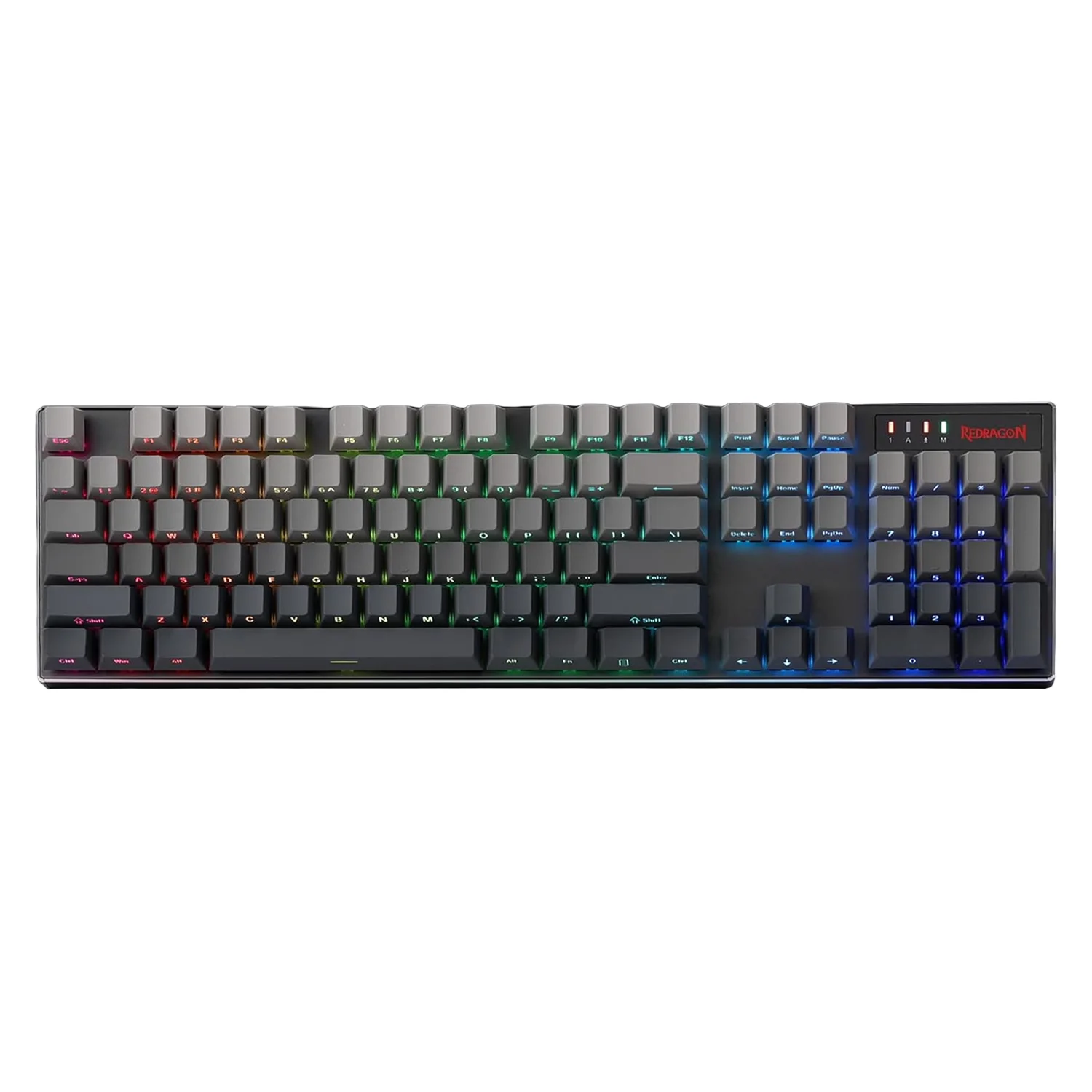 Teclado Gamer Redragon Devarajas Pro K556SP-RGB-PRO RGB USB-C - Preto