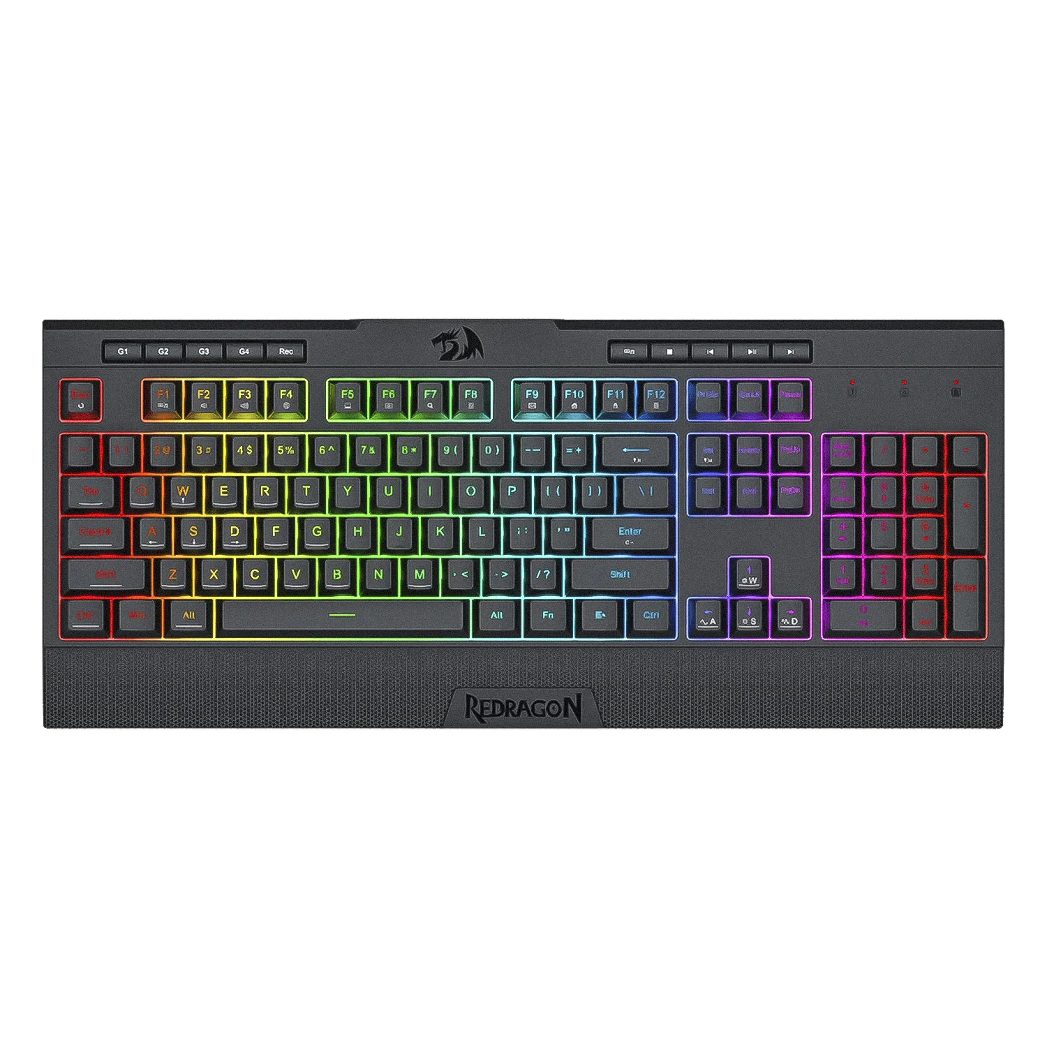 Teclado Gamer Redragon Shiva Pro K525RGB Sem Fio - Preto