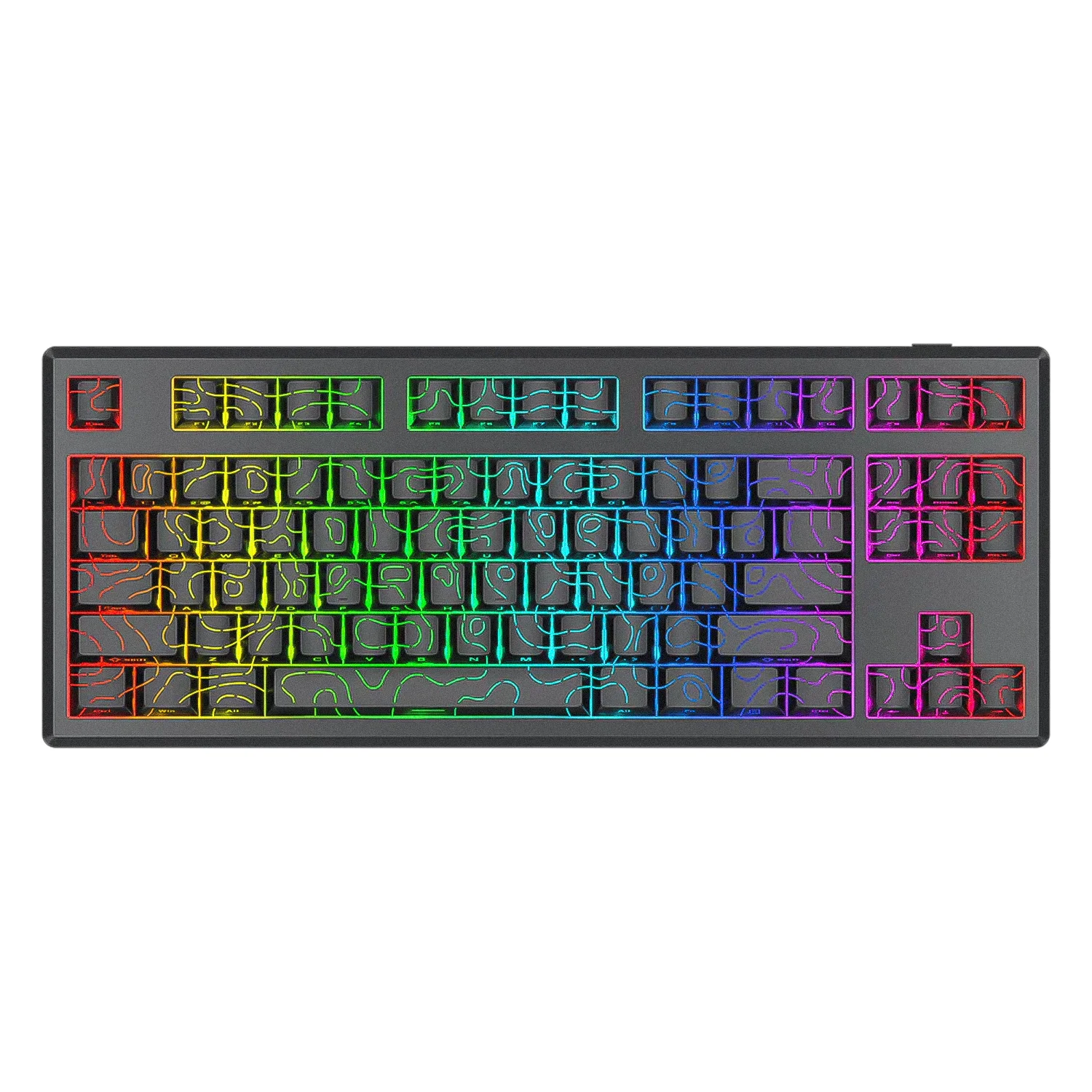 Teclado Gamer Redragon Uranus Pro K737B RGB Sem Fio - Preto