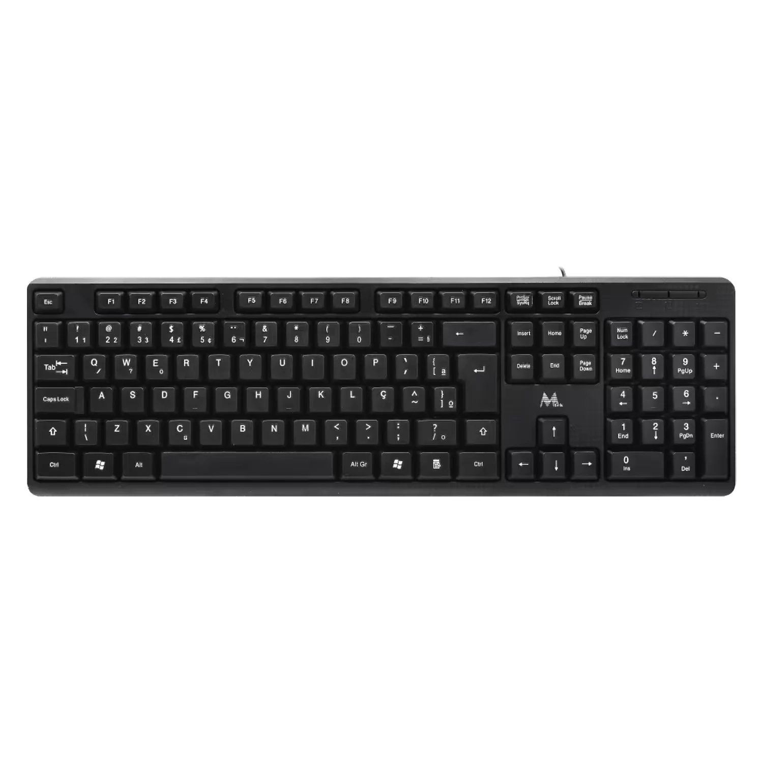 Teclado MTEK KB-8187 com Fio - Preto