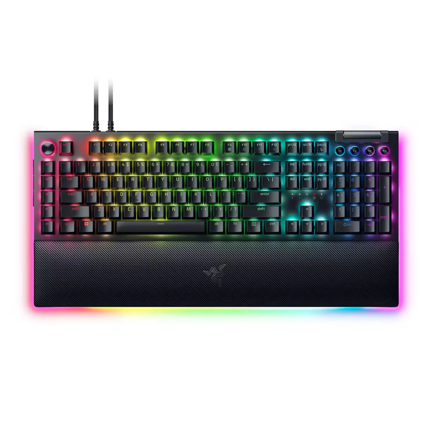 Teclado Razer Blackwidow V4 Pro RZ03-04681900-R3U1 RGB Switch Yollow USB Inglês - Preto