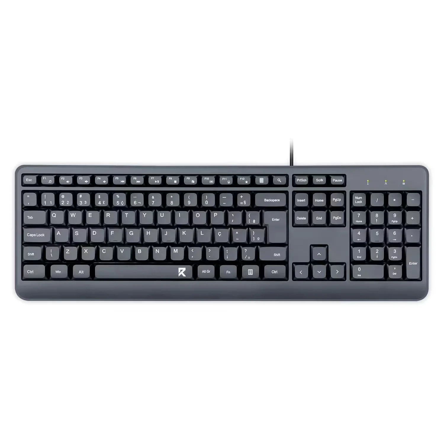 Teclado Redragon BK-7092 USB - Preto