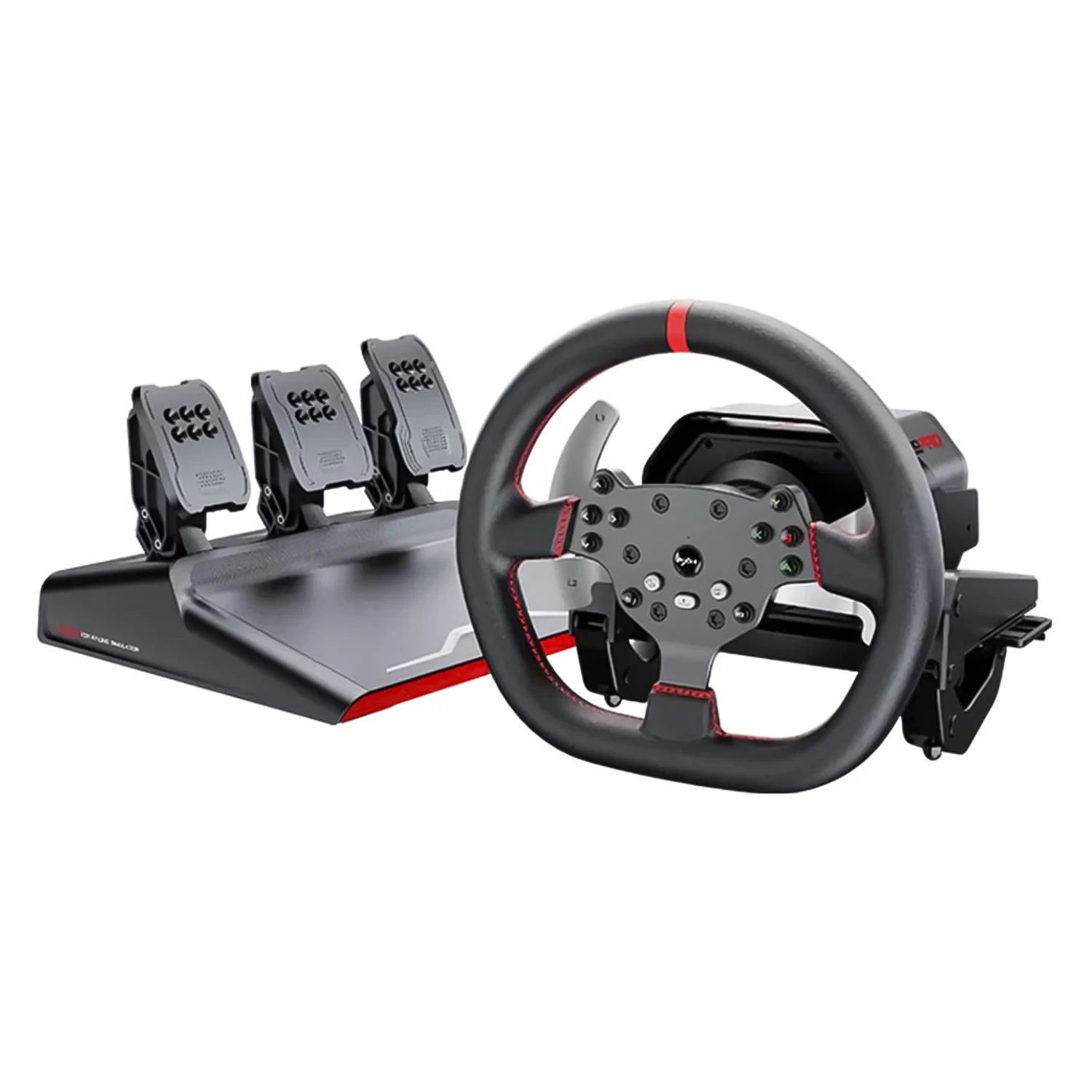 Volante e Pedal PXN V10 Pro para PC / PS4 / Xbox One / Xbox Series - Preto