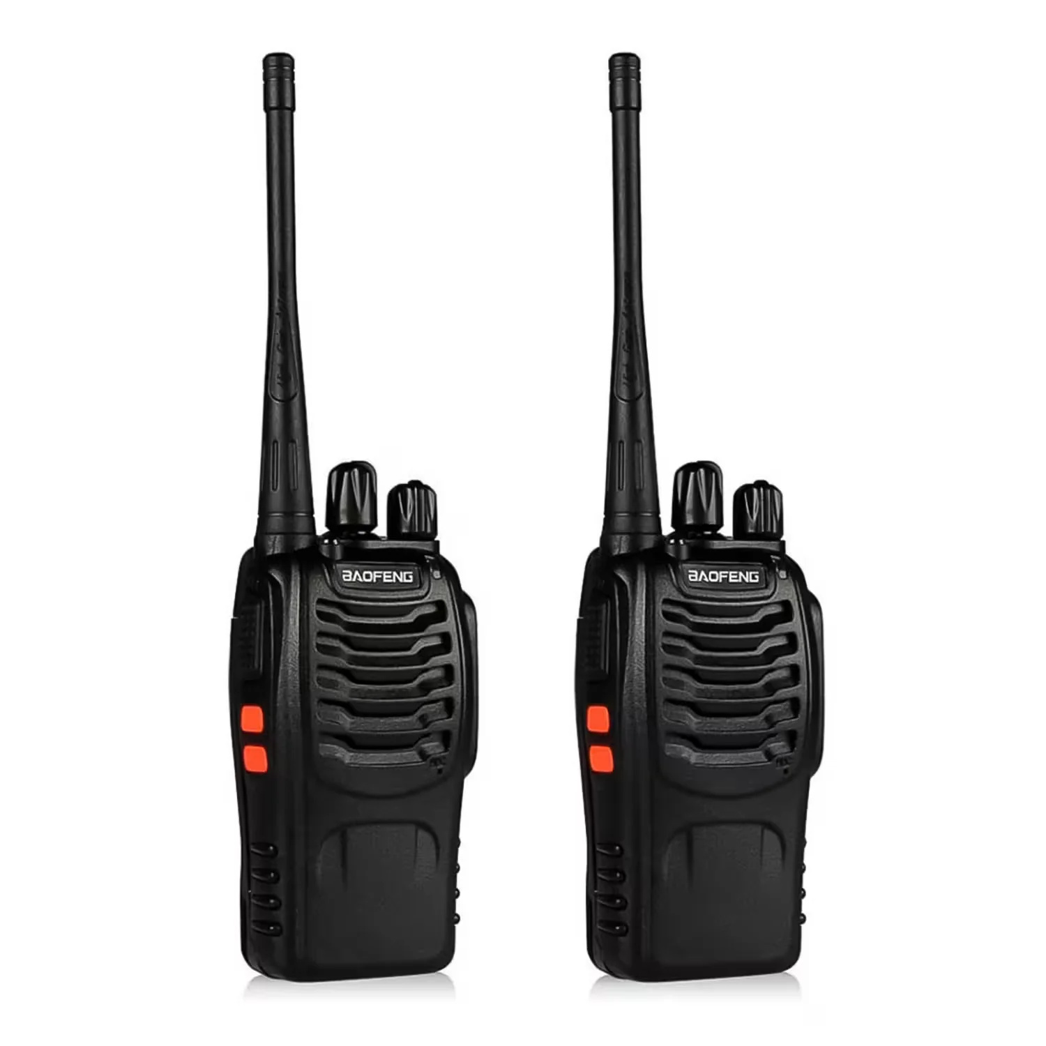 Walkie Talkie Baofeng BF-888S UHF 16 Canais  Kit 2 - Preto