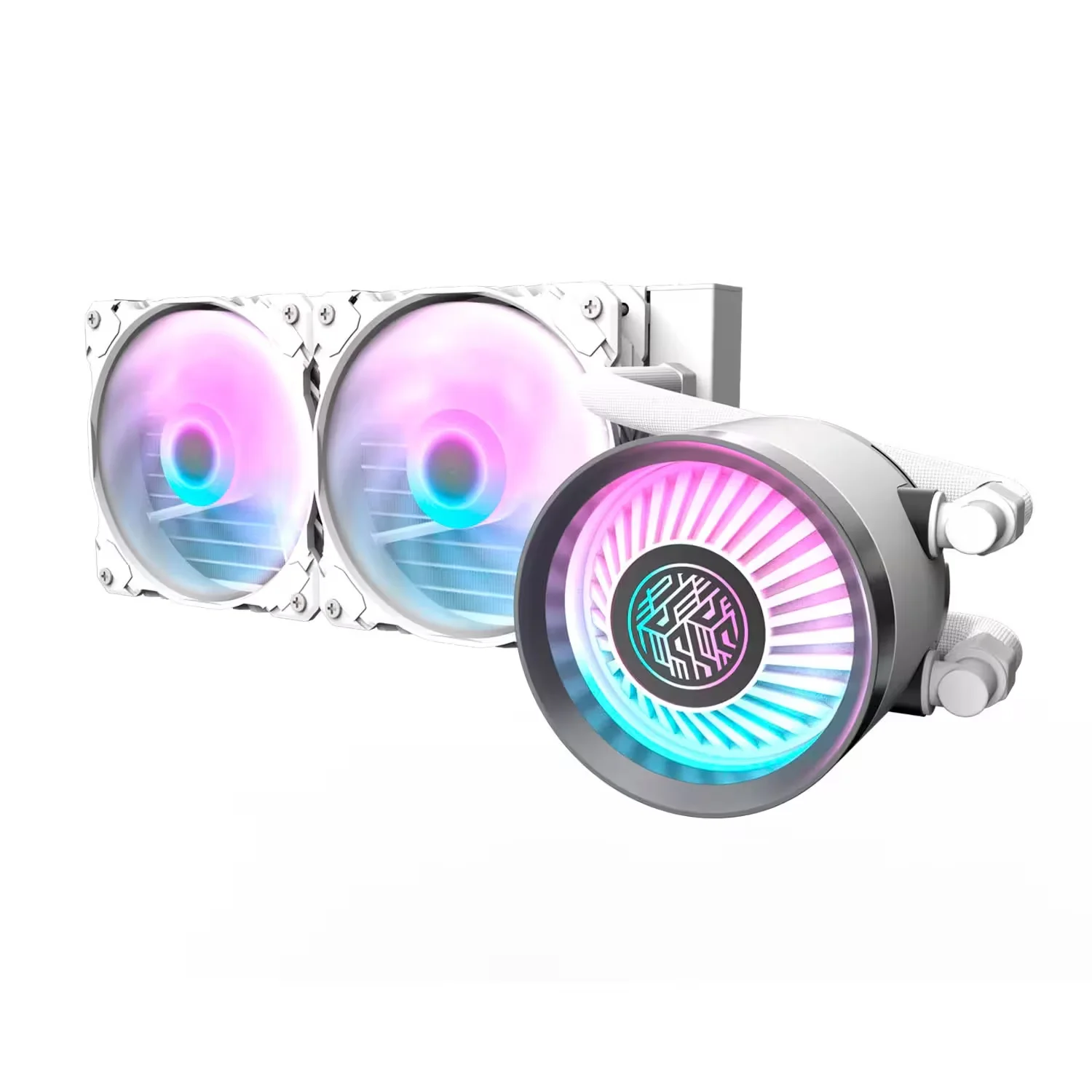 Water Cooler para Processador Aigo darkFlash Nebula DN 240 ARGB - Branco