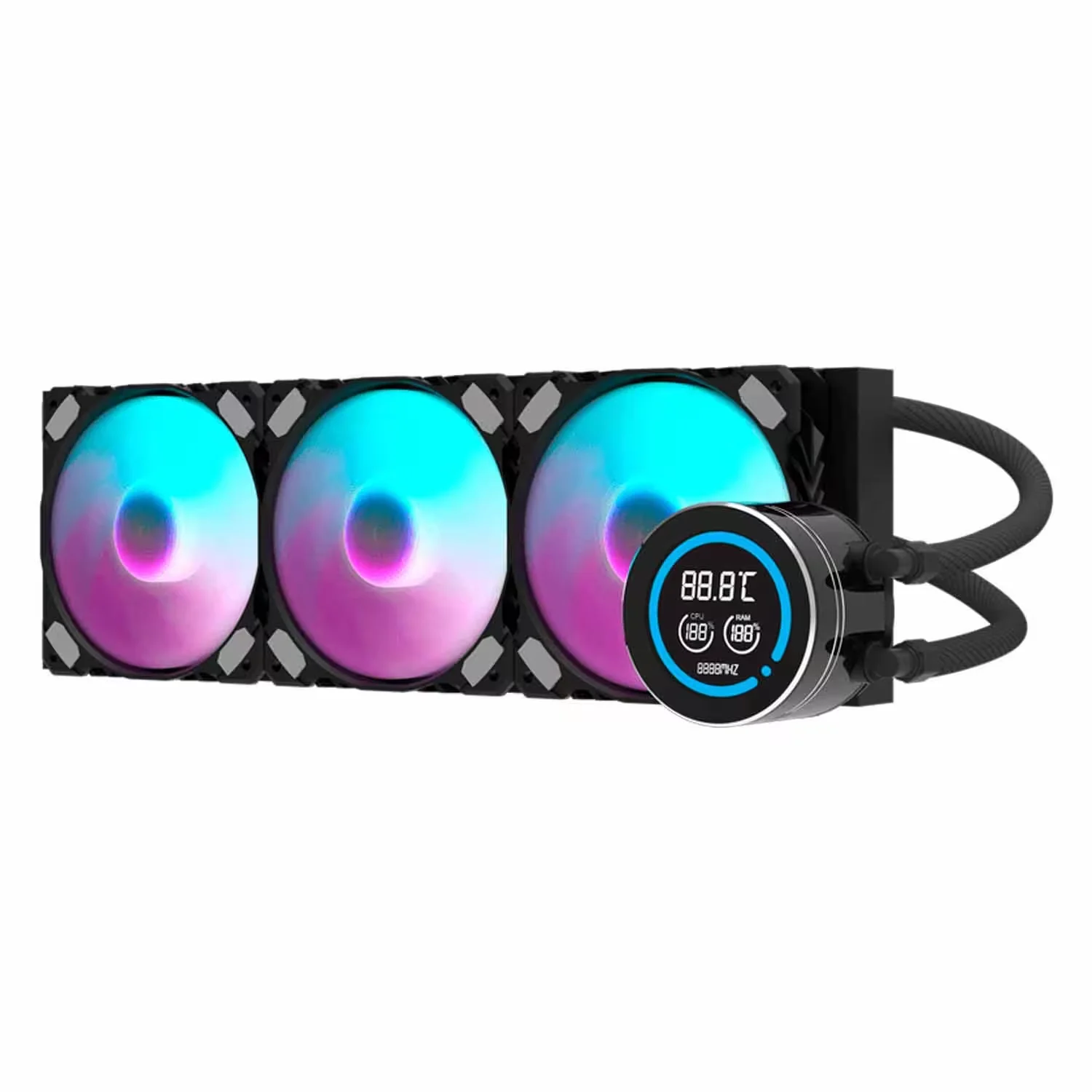 Water Cooler para Processador darkFlash Nebula DN360D RGB - Preto
