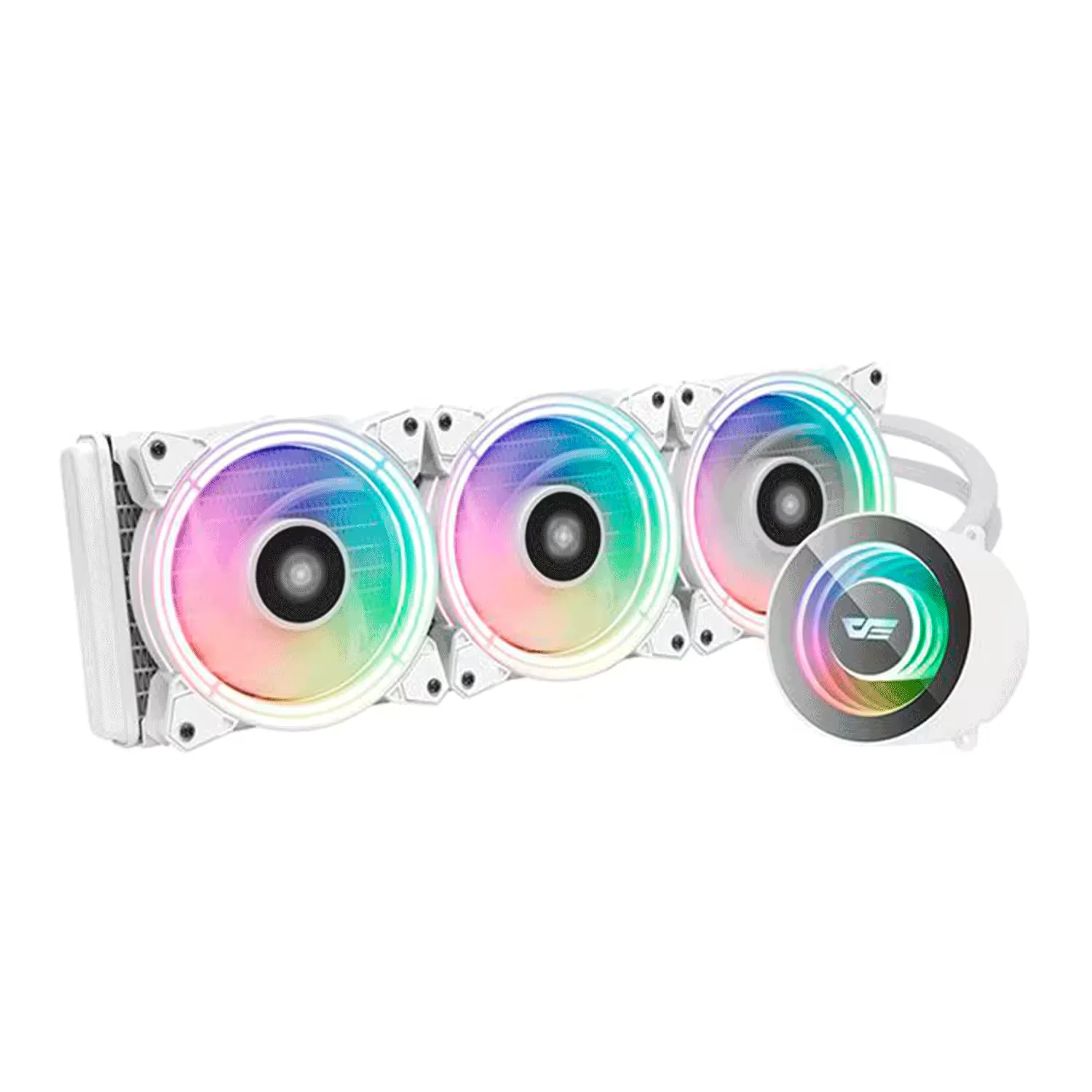 Water Cooler para Processador darkFlash TR360 RGB - Branco