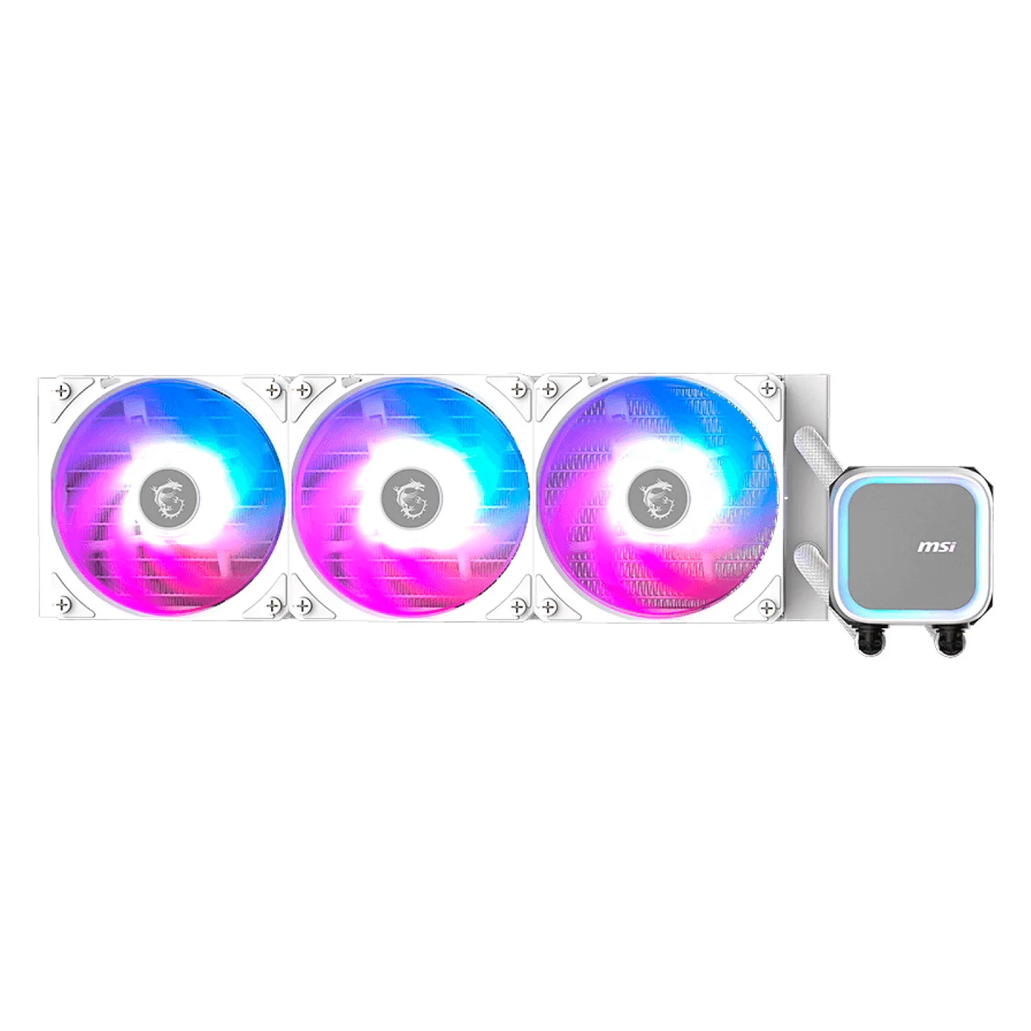 Water Cooler para Processador MSI MAG CoreLiquid A13 360 306-7ZWDA21-L ARGB - Branco